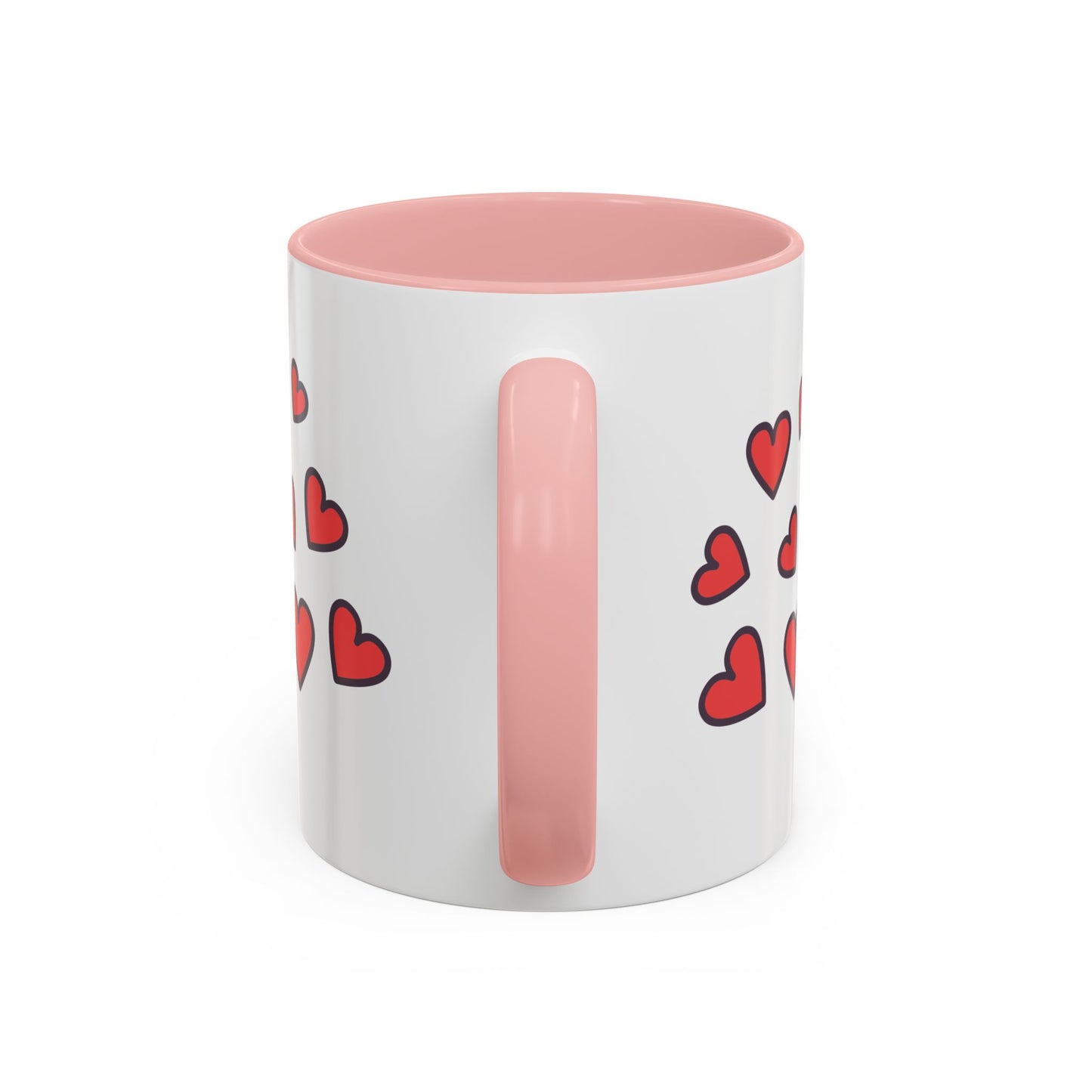 Love is Love Accent Coffee Mug | Cute Gift for Friends, LGBTQ+ Pride, Valentine's Day, Home Decor, Heart Design