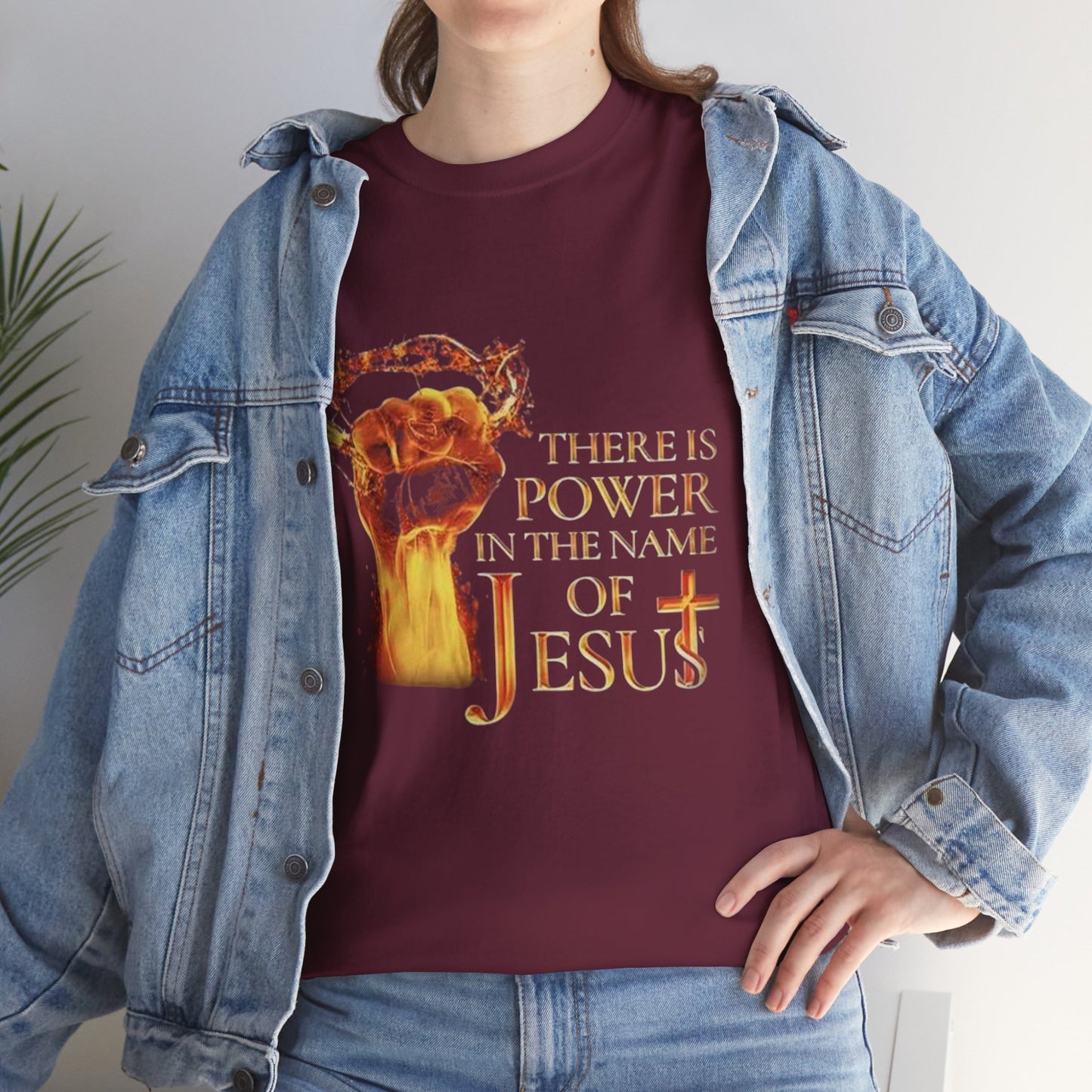 Empowering Jesus Tee, Unisex Christian T-Shirt, Faith-Based Apparel, Inspirational Gift, Spiritual Wear