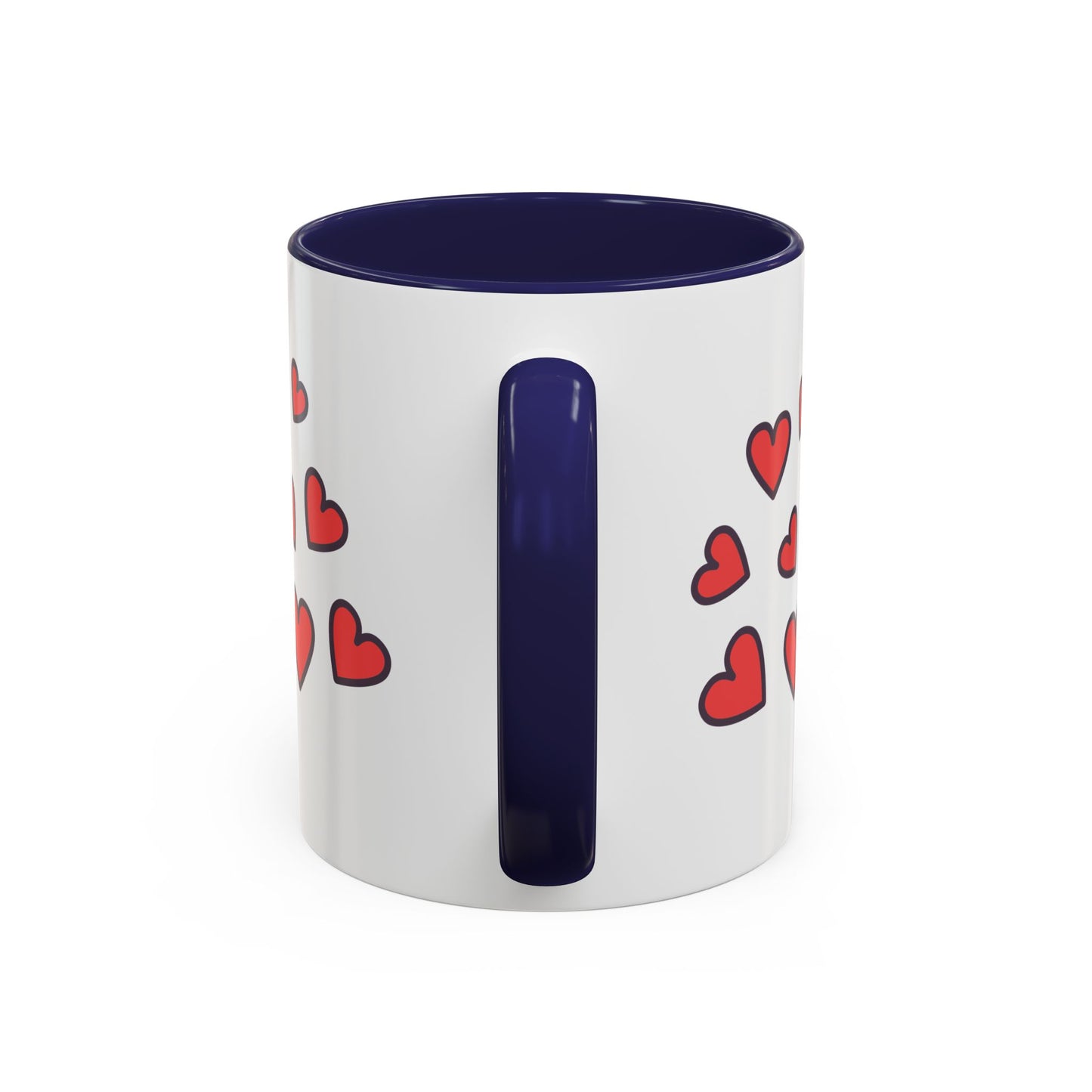 Love is Love Accent Coffee Mug | Cute Gift for Friends, LGBTQ+ Pride, Valentine's Day, Home Decor, Heart Design
