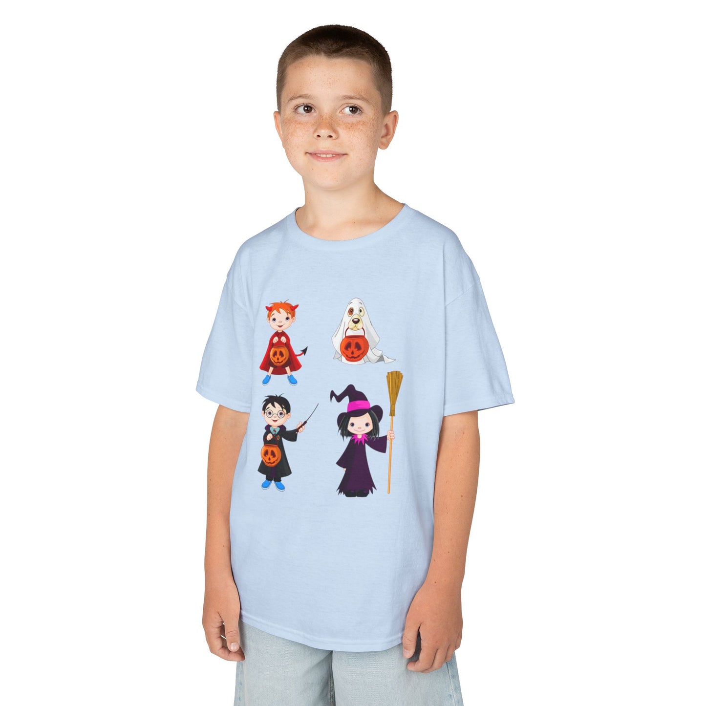 Halloween Kids Tee, Spooky Fun Shirt for Kids, Halloween Costume Top, Trick or Treat Shirt, Kids Party Wear, Fall Celebration Tee