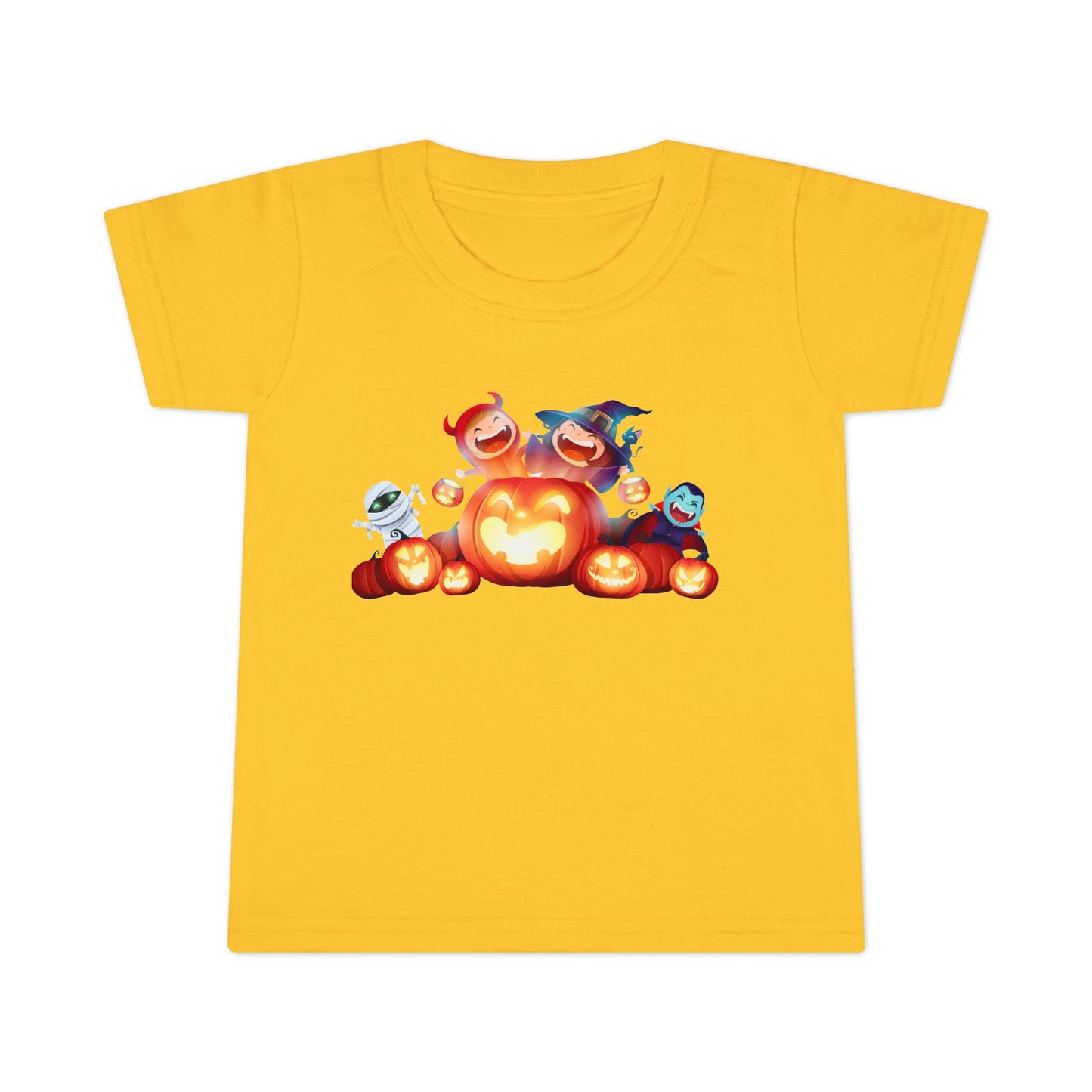 Toddler Halloween T-Shirt, Cute Kids Costume Tee, Pumpkin Graphic Shirt, Trick or Treat T-Shirt, Spooky Toddler Apparel