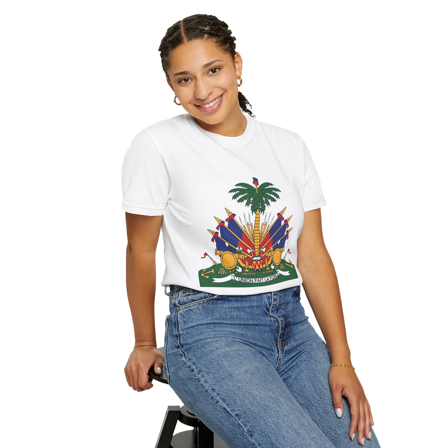 Haitian Pride Unisex T-shirt, Vibrant Design for Culture Lovers, Great for Festivals and Celebrations, Casual Wear