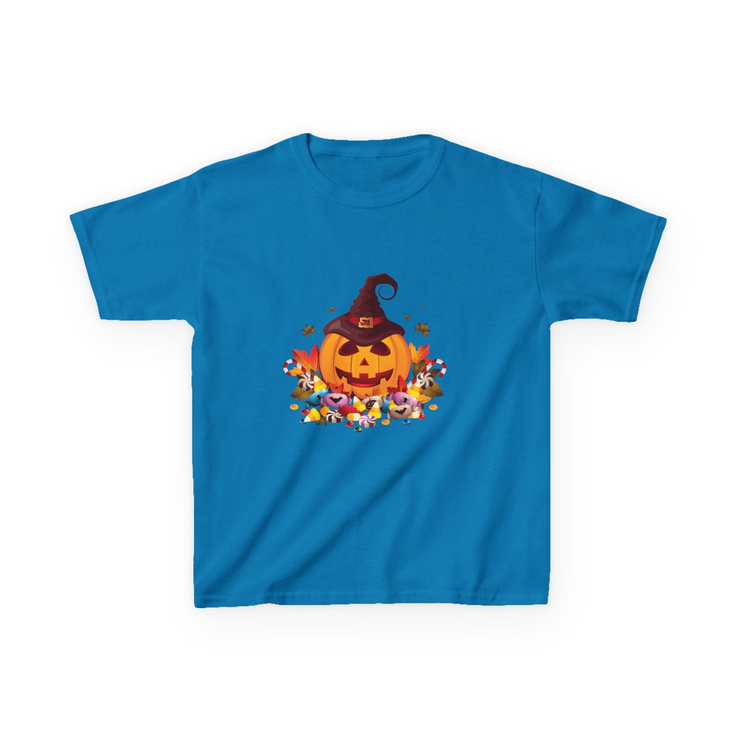 Halloween Pumpkin Kids Tee, Autumn T-Shirt, Spooky Shirt for Kids, Trick or Treat Costume, Fall Festival Clothing
