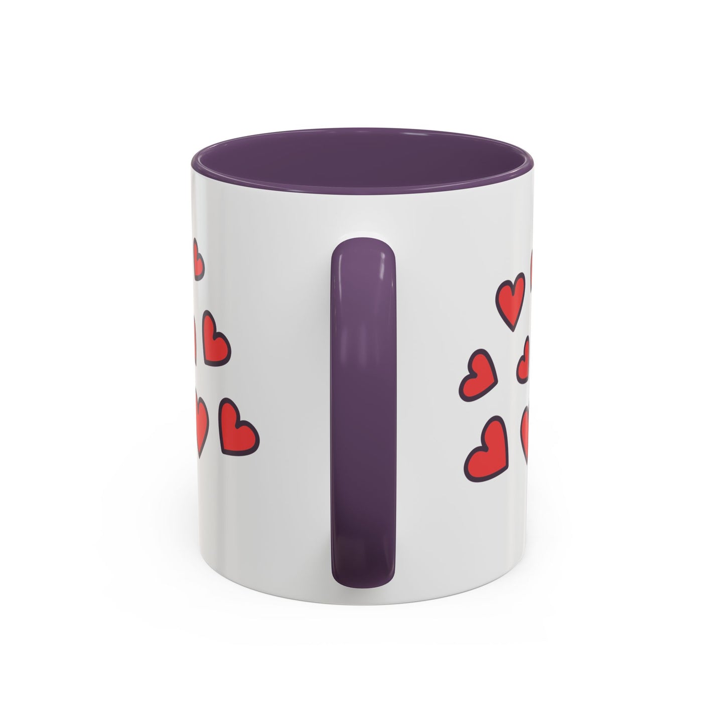 Love is Love Accent Coffee Mug | Cute Gift for Friends, LGBTQ+ Pride, Valentine's Day, Home Decor, Heart Design