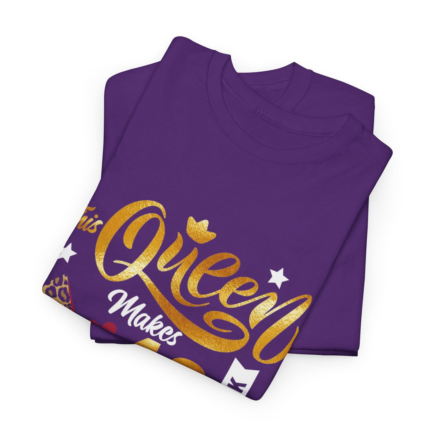 Fabulous 40 Queen Tee, Birthday Celebration T-Shirt, Unisex Cotton Top, Gift for Her, Fun Party Shirt, Leopard Print Design