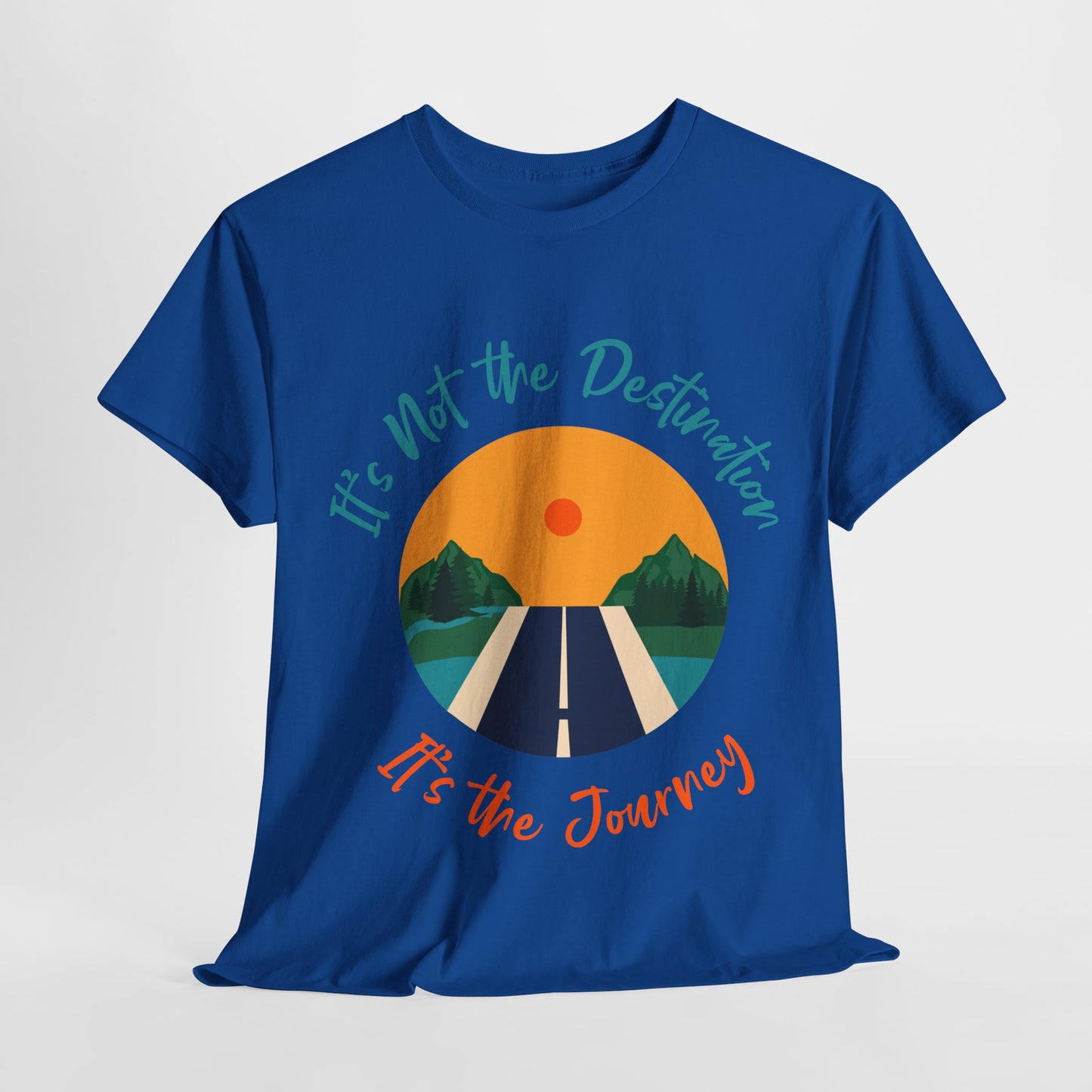 Journey-Themed Unisex Cotton Tee, Travel Shirt, Adventure Clothing, Gift for Travelers, Inspirational Tee, Road Trip Shirt