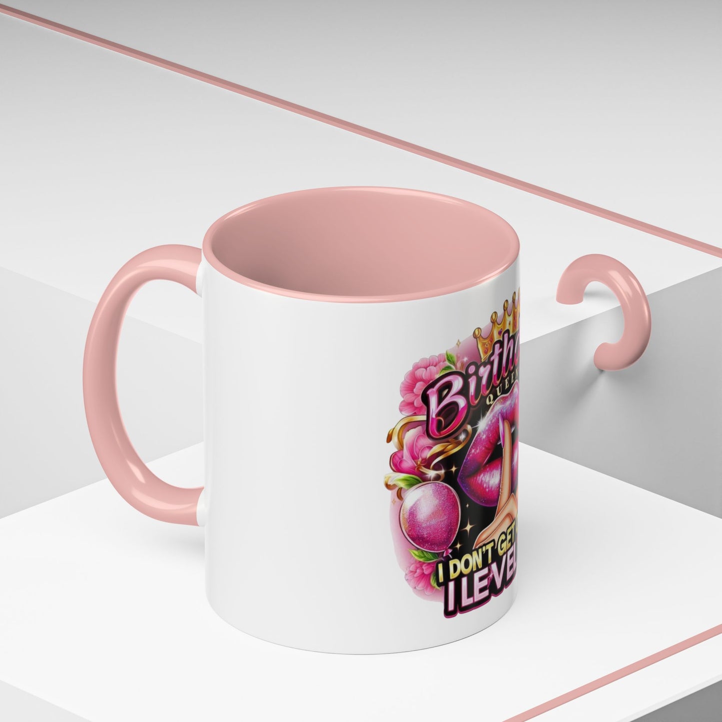 Birthday Queen Coffee Mug - Sassy Gift for Her, Fun Birthday Mug, Level Up Your Morning, Perfect for Celebrations, Unique Drinkware