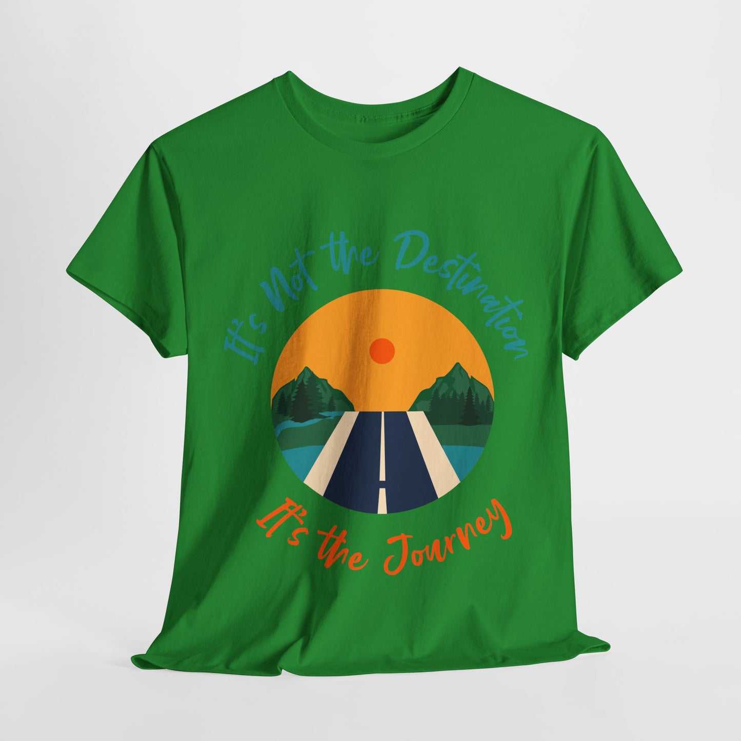 Journey-Themed Unisex Cotton Tee, Travel Shirt, Adventure Clothing, Gift for Travelers, Inspirational Tee, Road Trip Shirt