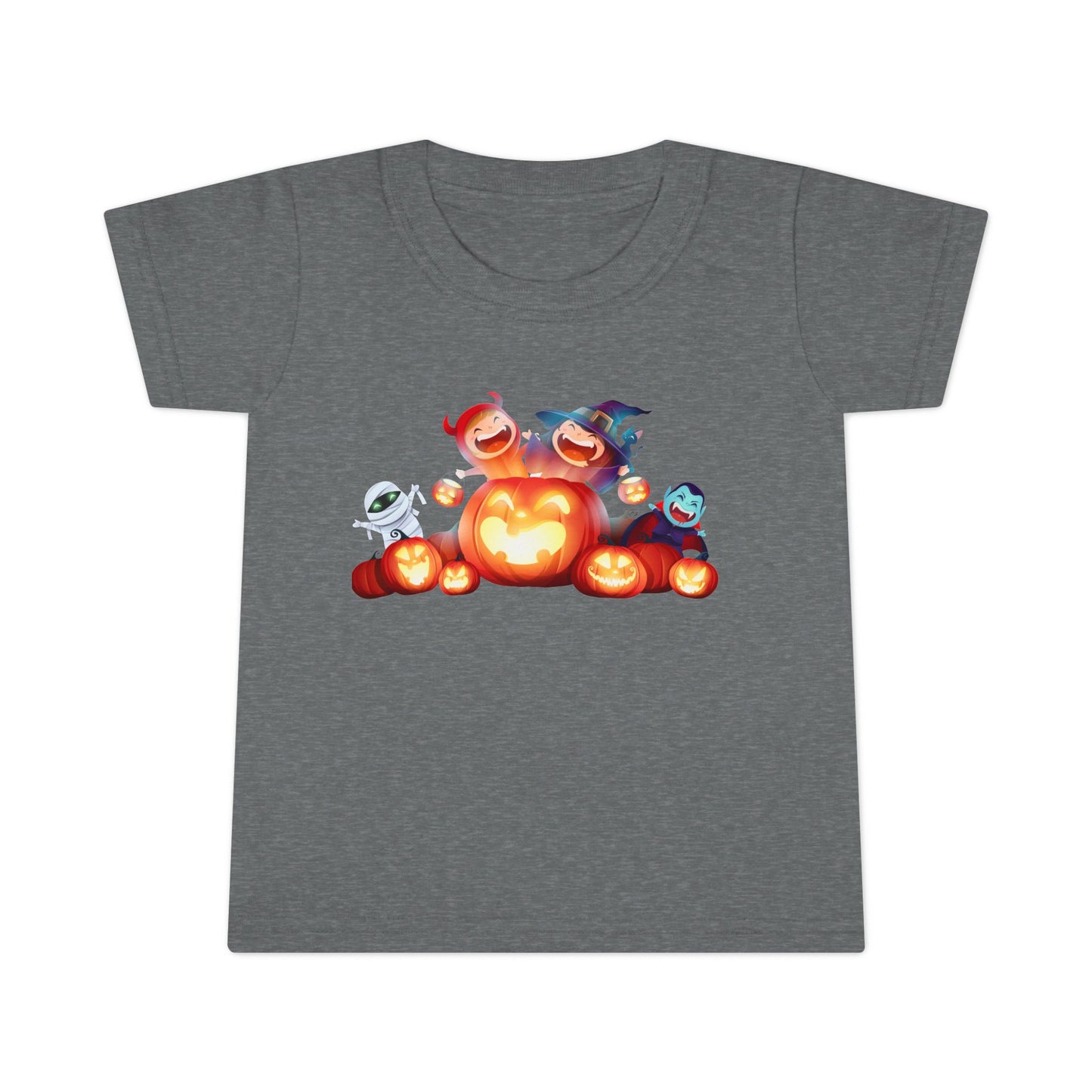 Toddler Halloween T-Shirt, Cute Kids Costume Tee, Pumpkin Graphic Shirt, Trick or Treat T-Shirt, Spooky Toddler Apparel