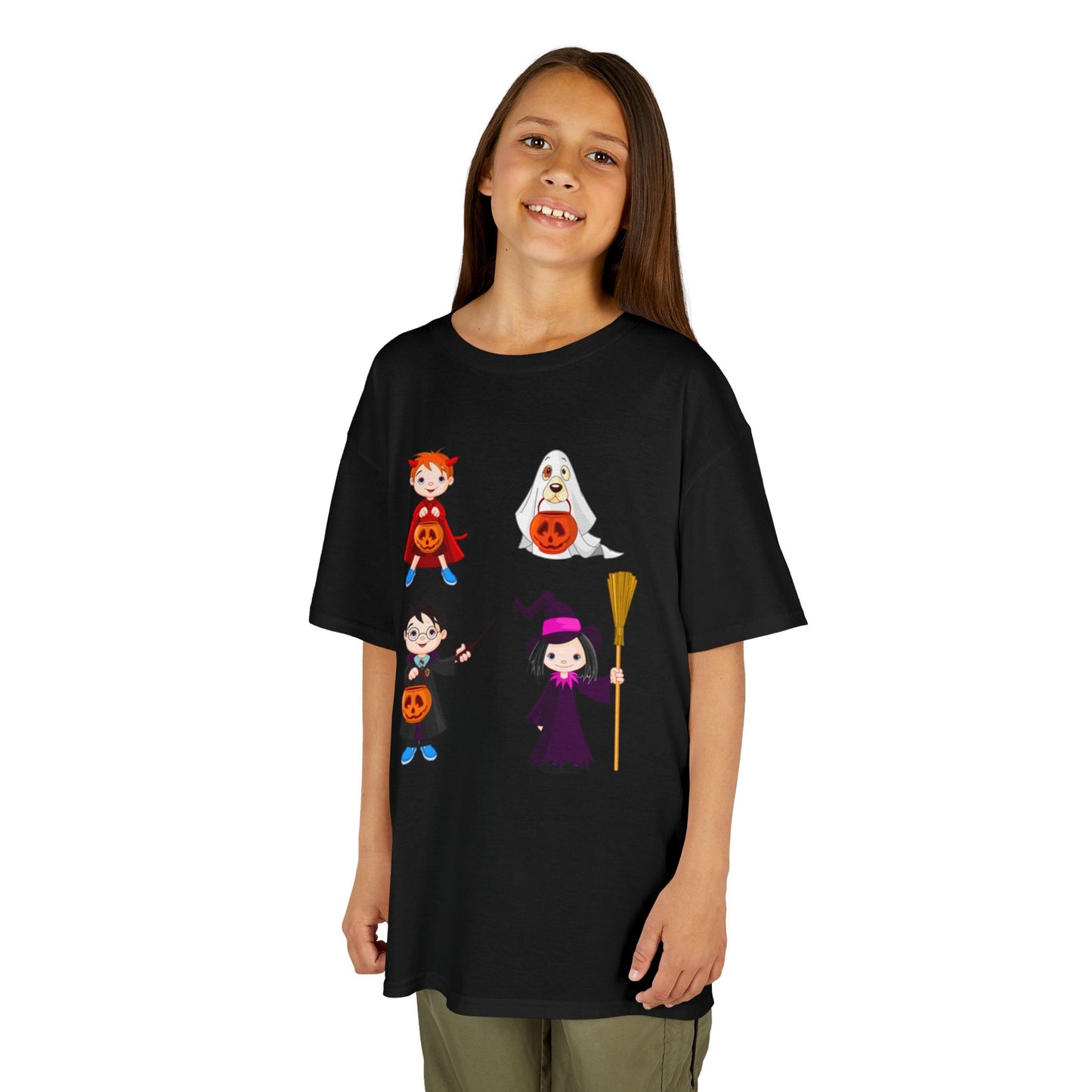 Halloween Kids Tee, Spooky Fun Shirt for Kids, Halloween Costume Top, Trick or Treat Shirt, Kids Party Wear, Fall Celebration Tee
