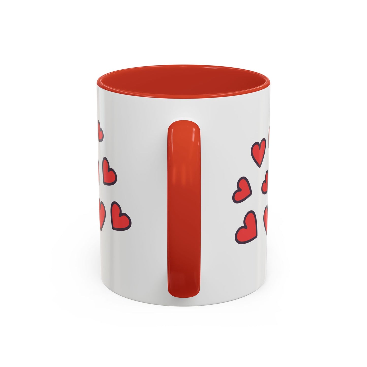 Love is Love Accent Coffee Mug | Cute Gift for Friends, LGBTQ+ Pride, Valentine's Day, Home Decor, Heart Design