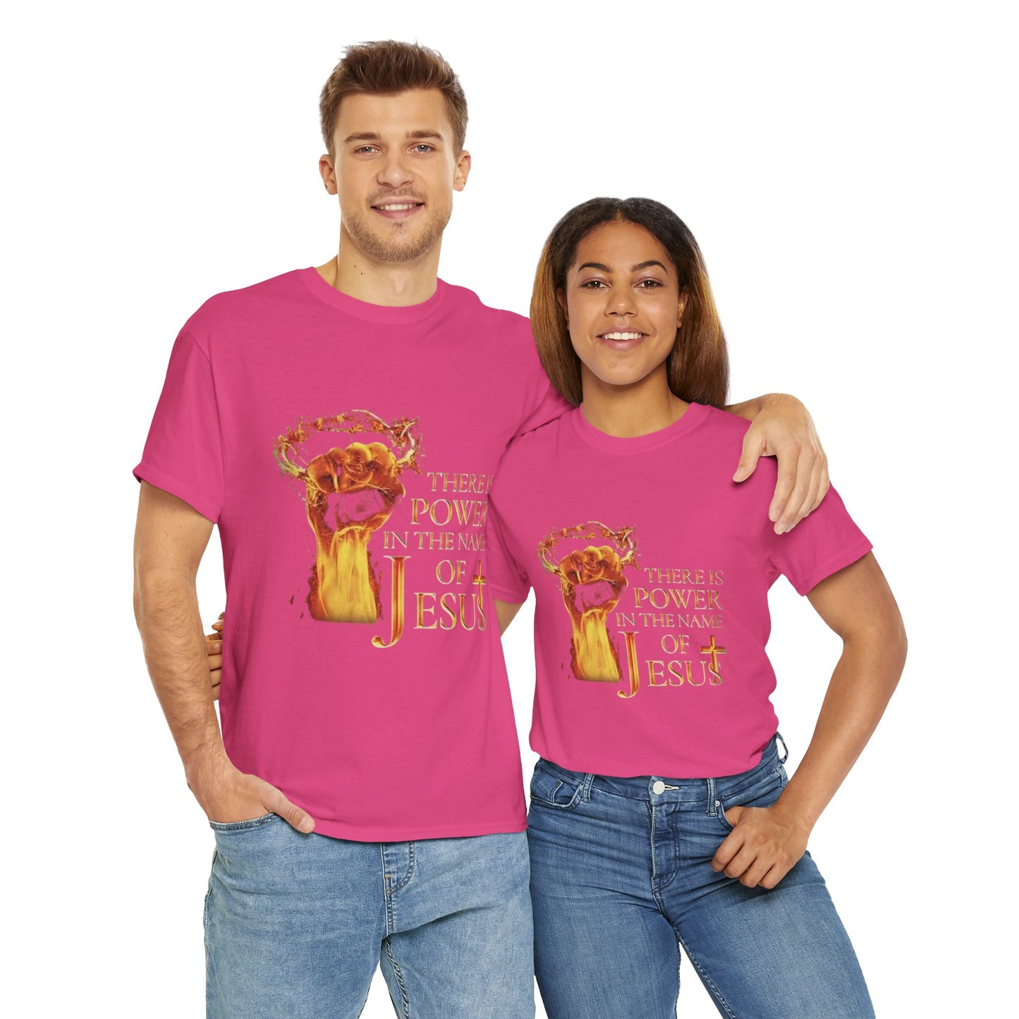 Empowering Jesus Tee, Unisex Christian T-Shirt, Faith-Based Apparel, Inspirational Gift, Spiritual Wear