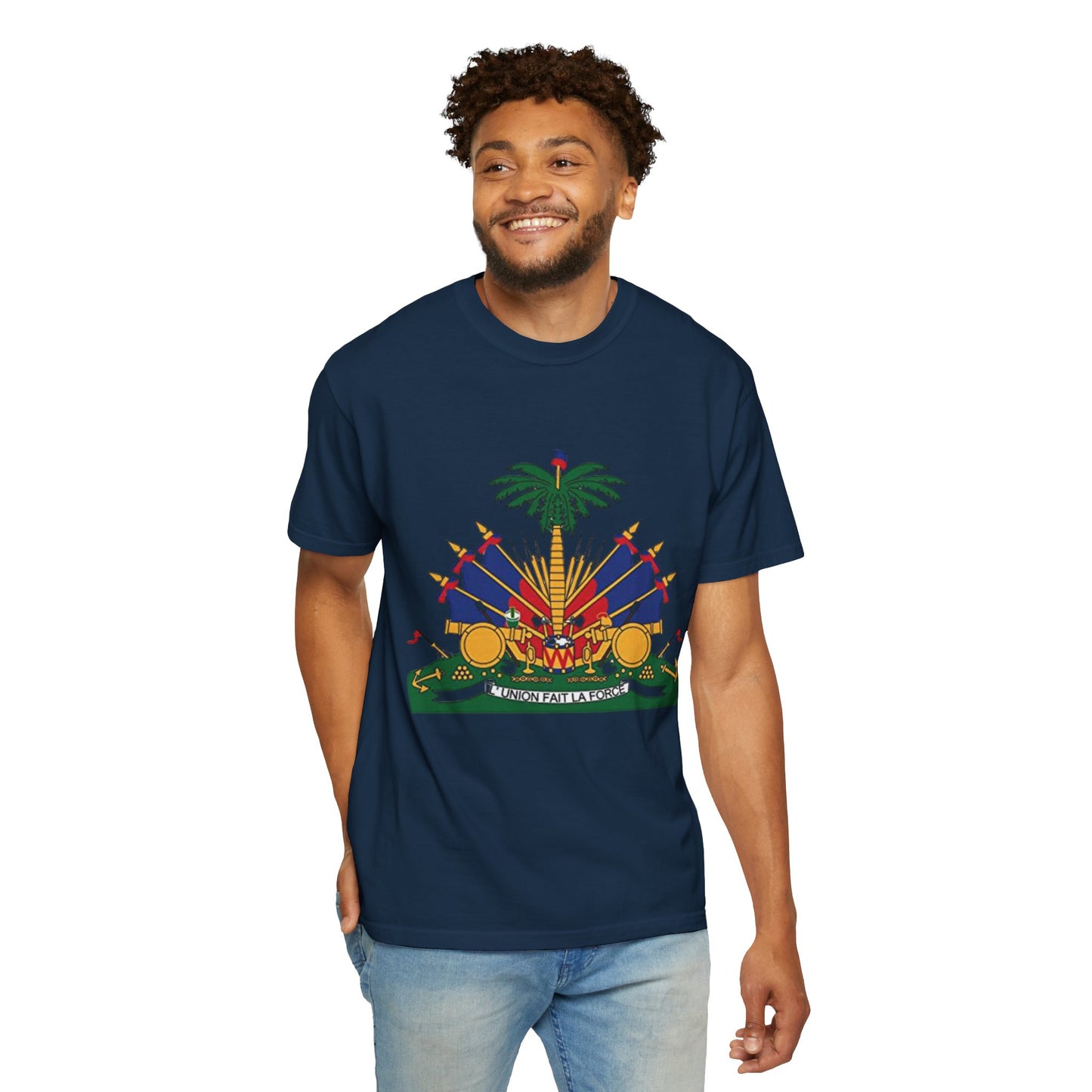 Haitian Pride Unisex T-shirt, Vibrant Design for Culture Lovers, Great for Festivals and Celebrations, Casual Wear