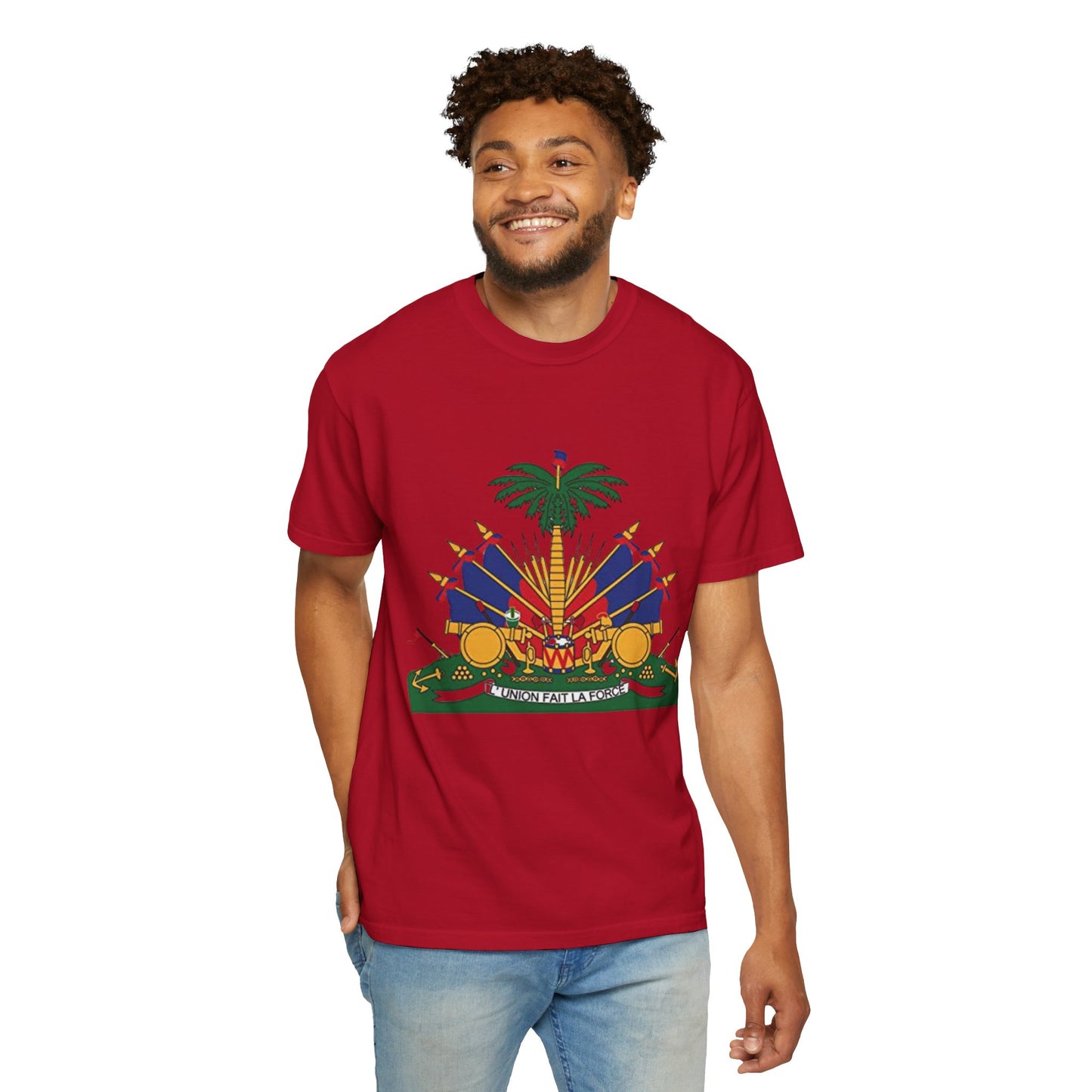 Haitian Pride Unisex T-shirt, Vibrant Design for Culture Lovers, Great for Festivals and Celebrations, Casual Wear