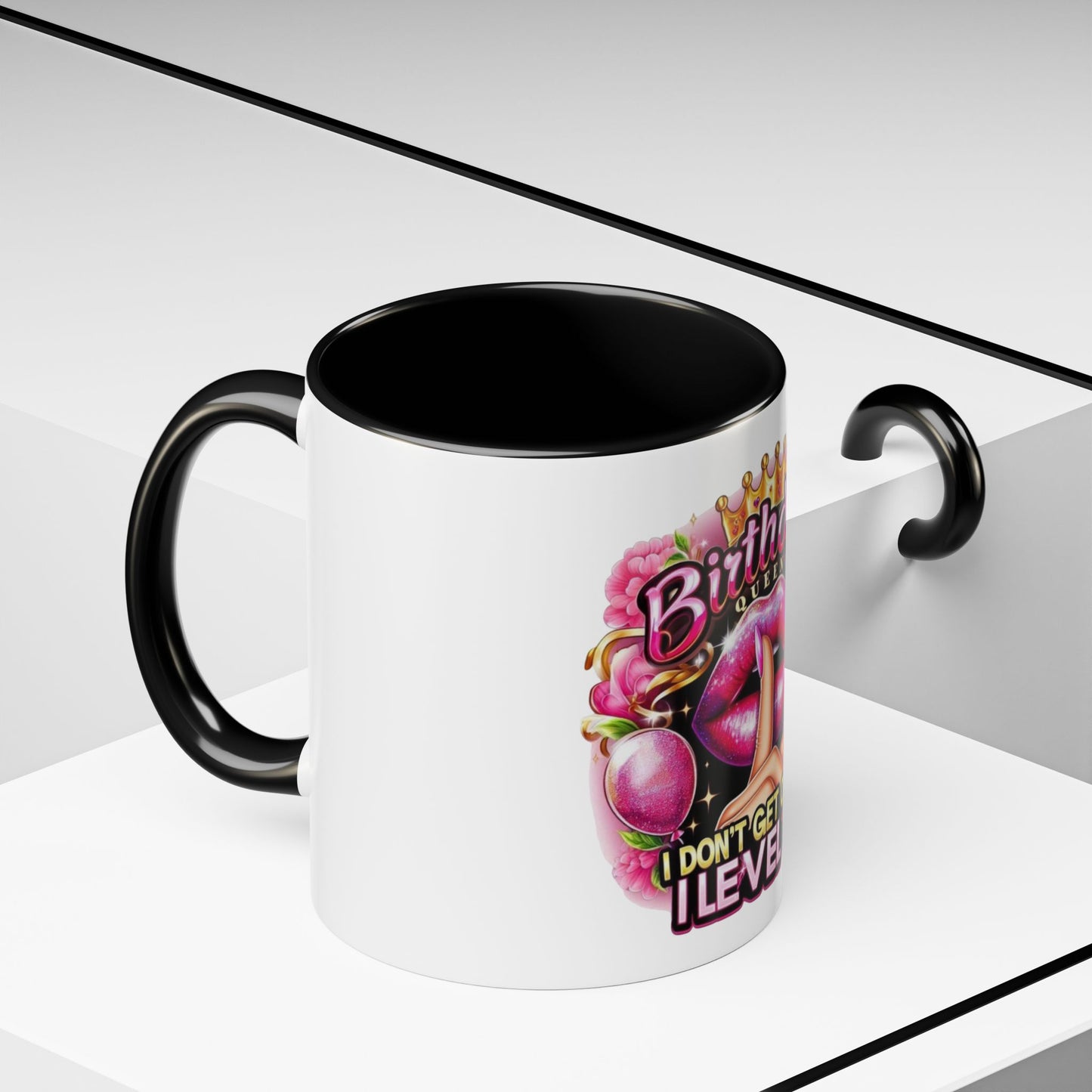 Birthday Queen Coffee Mug - Sassy Gift for Her, Fun Birthday Mug, Level Up Your Morning, Perfect for Celebrations, Unique Drinkware