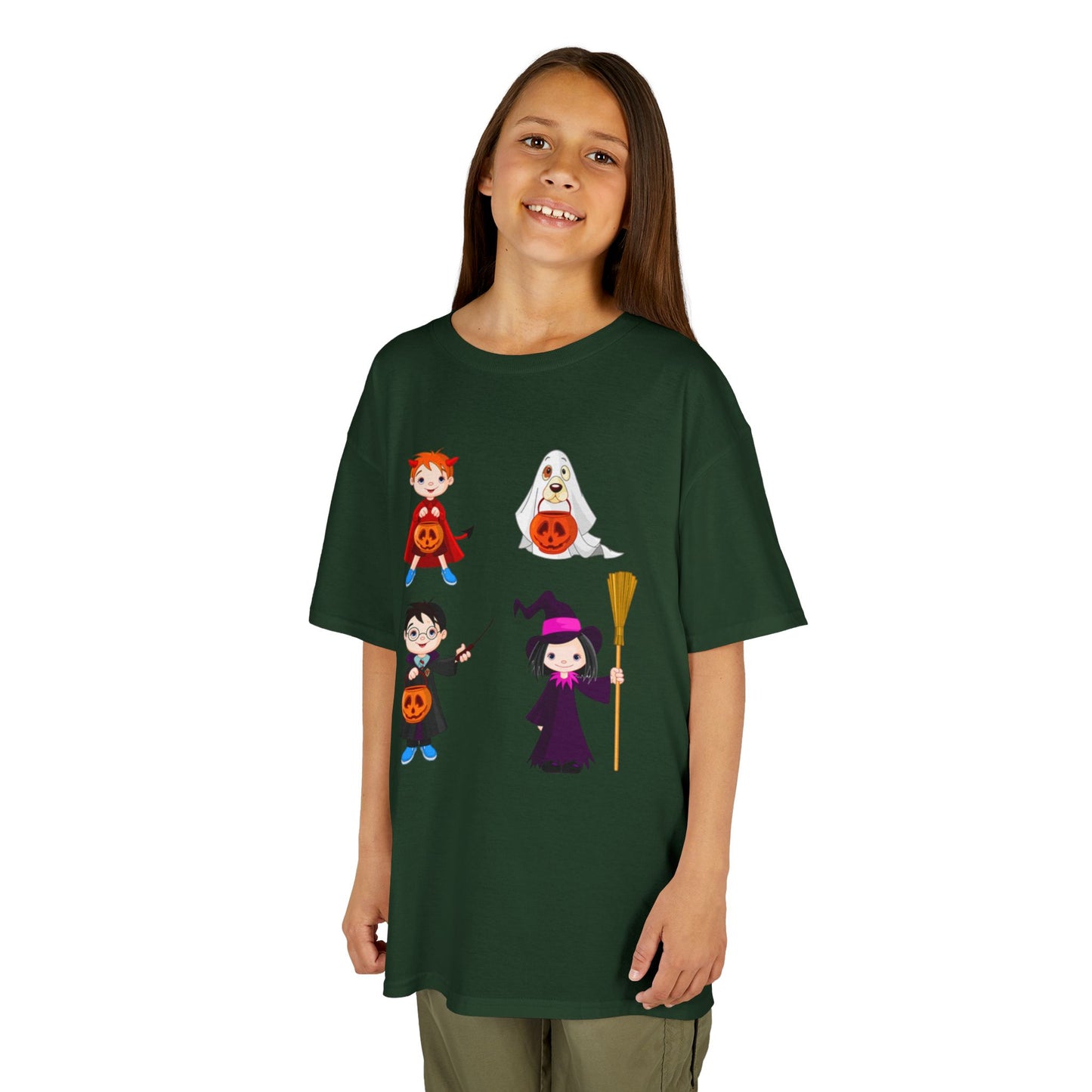 Halloween Kids Tee, Spooky Fun Shirt for Kids, Halloween Costume Top, Trick or Treat Shirt, Kids Party Wear, Fall Celebration Tee