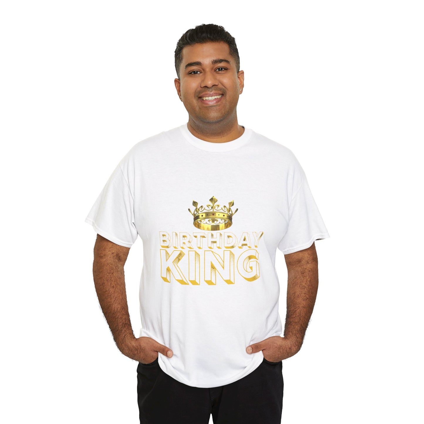 Birthday King T-Shirt | Unisex Gift Tee, Crown Graphic Tee, Celebration Apparel, Birthday Party Outfit, Fun Gift for Him/Her