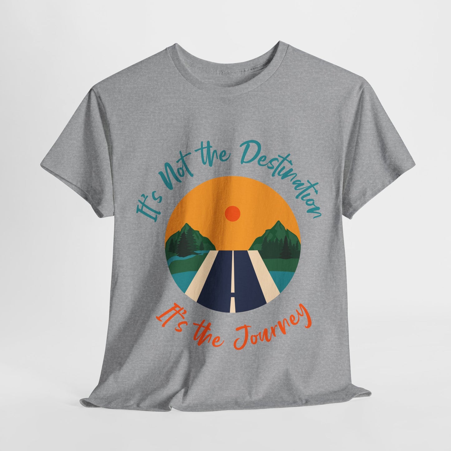 Journey-Themed Unisex Cotton Tee, Travel Shirt, Adventure Clothing, Gift for Travelers, Inspirational Tee, Road Trip Shirt