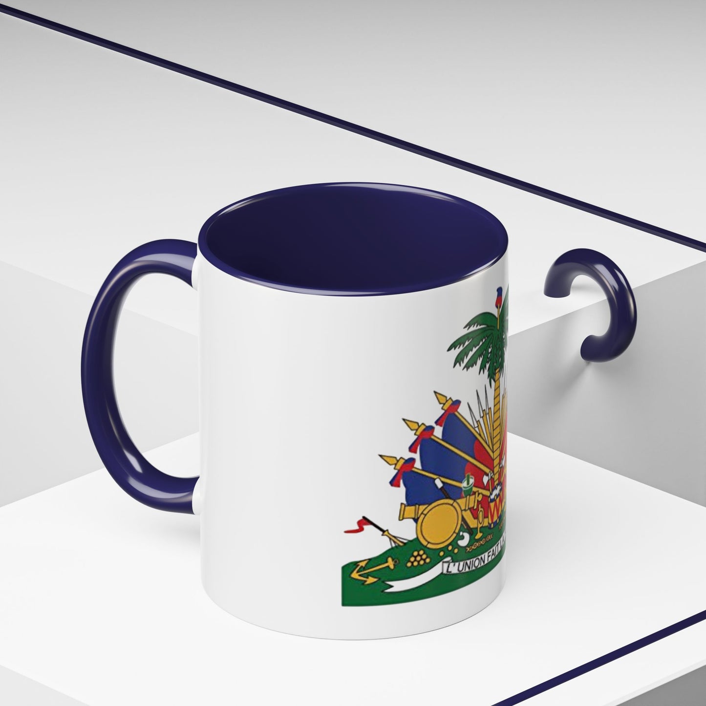 Haitian Heritage Coffee Mug - Celebrate Culture, Unique Gifts, Mugs for Coffee Lovers, Haitian Flag Design, Perfect for Any Occasion