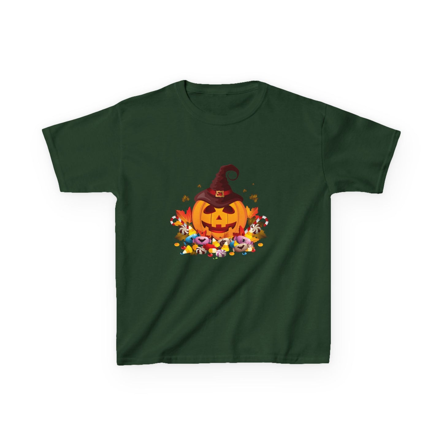 Halloween Pumpkin Kids Tee, Autumn T-Shirt, Spooky Shirt for Kids, Trick or Treat Costume, Fall Festival Clothing
