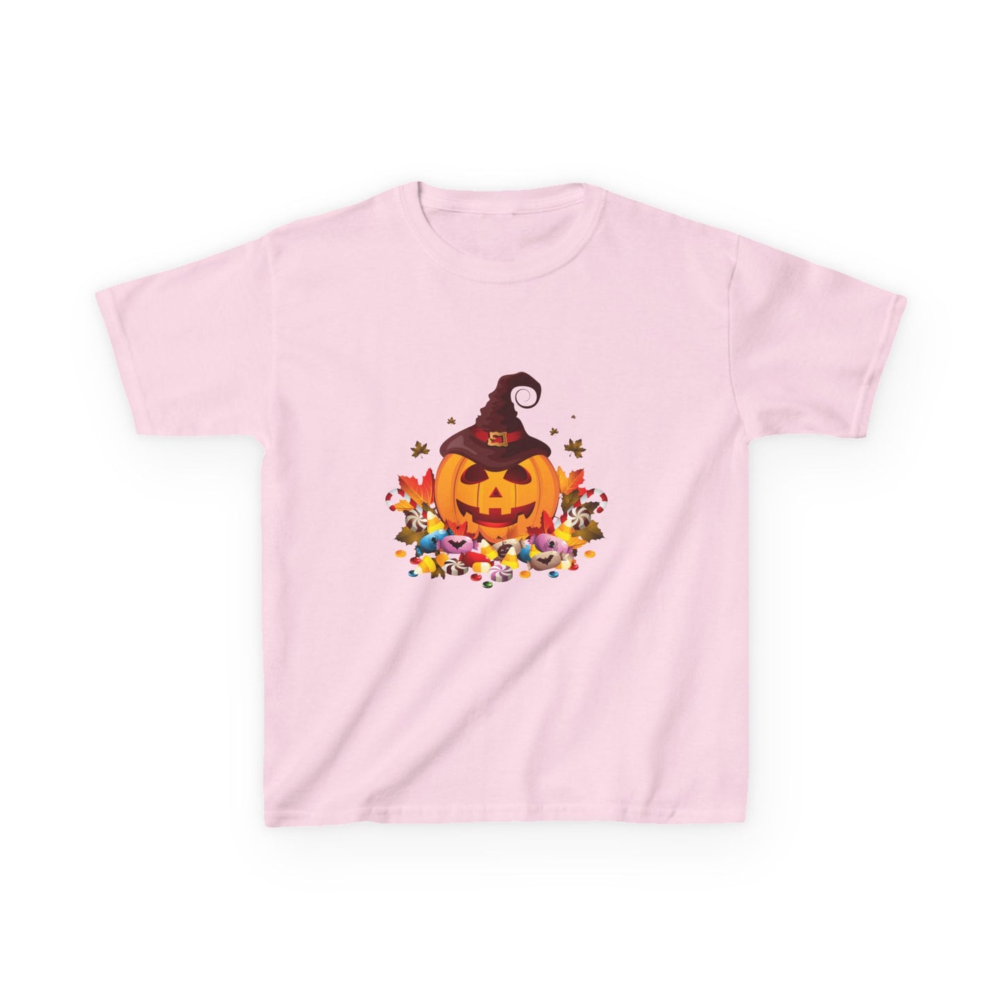 Halloween Pumpkin Kids Tee, Autumn T-Shirt, Spooky Shirt for Kids, Trick or Treat Costume, Fall Festival Clothing
