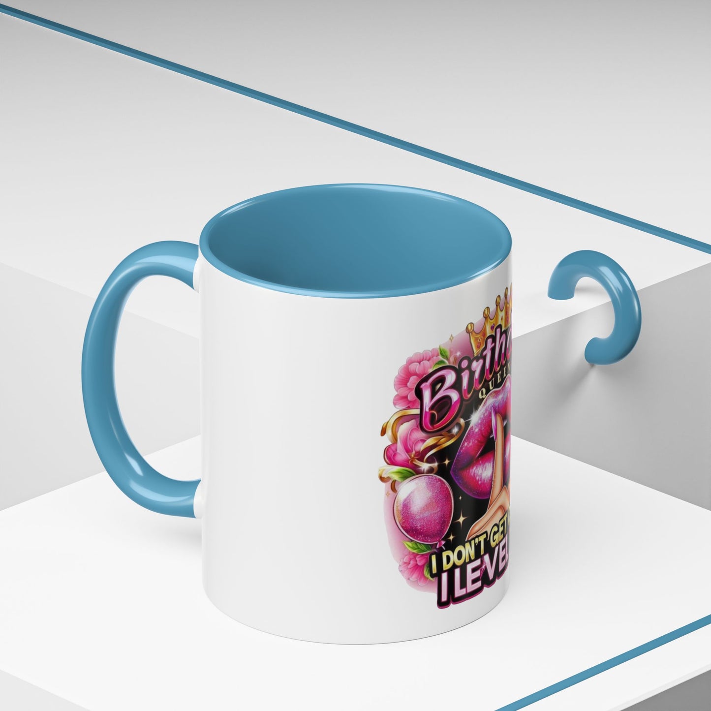 Birthday Queen Coffee Mug - Sassy Gift for Her, Fun Birthday Mug, Level Up Your Morning, Perfect for Celebrations, Unique Drinkware