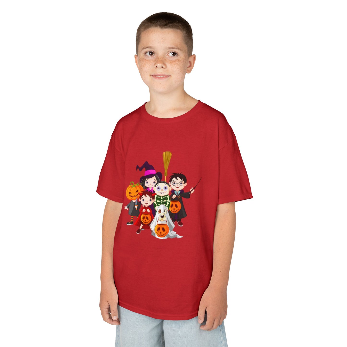 Halloween Kids Tee, Spooky Costume T-Shirt, Trick or Treat Shirt, Kids Halloween Apparel, Fun Fall Fashion