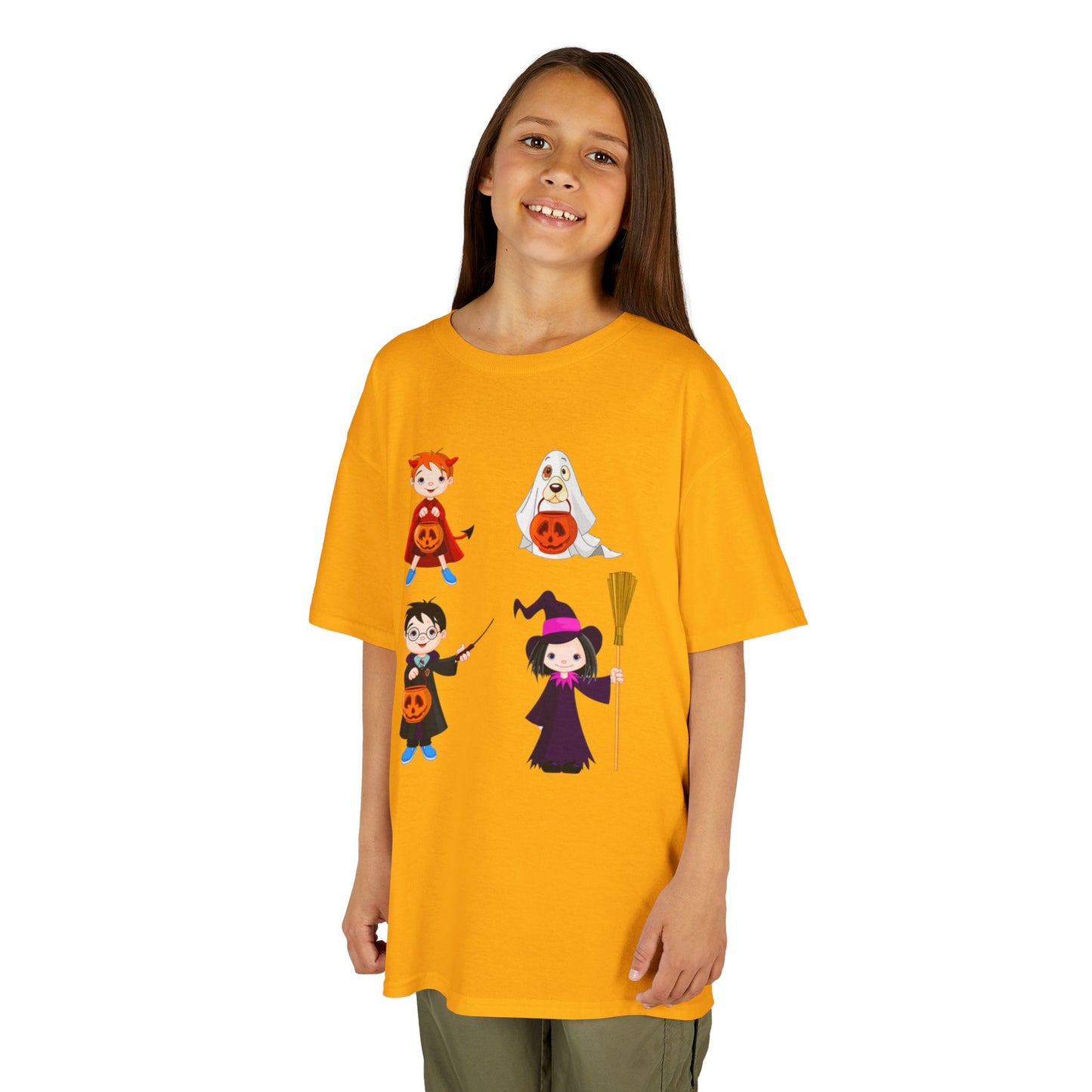 Halloween Kids Tee, Spooky Fun Shirt for Kids, Halloween Costume Top, Trick or Treat Shirt, Kids Party Wear, Fall Celebration Tee