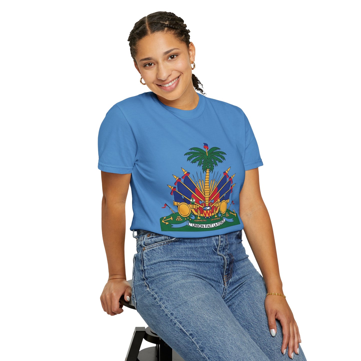 Haitian Pride Unisex T-shirt, Vibrant Design for Culture Lovers, Great for Festivals and Celebrations, Casual Wear
