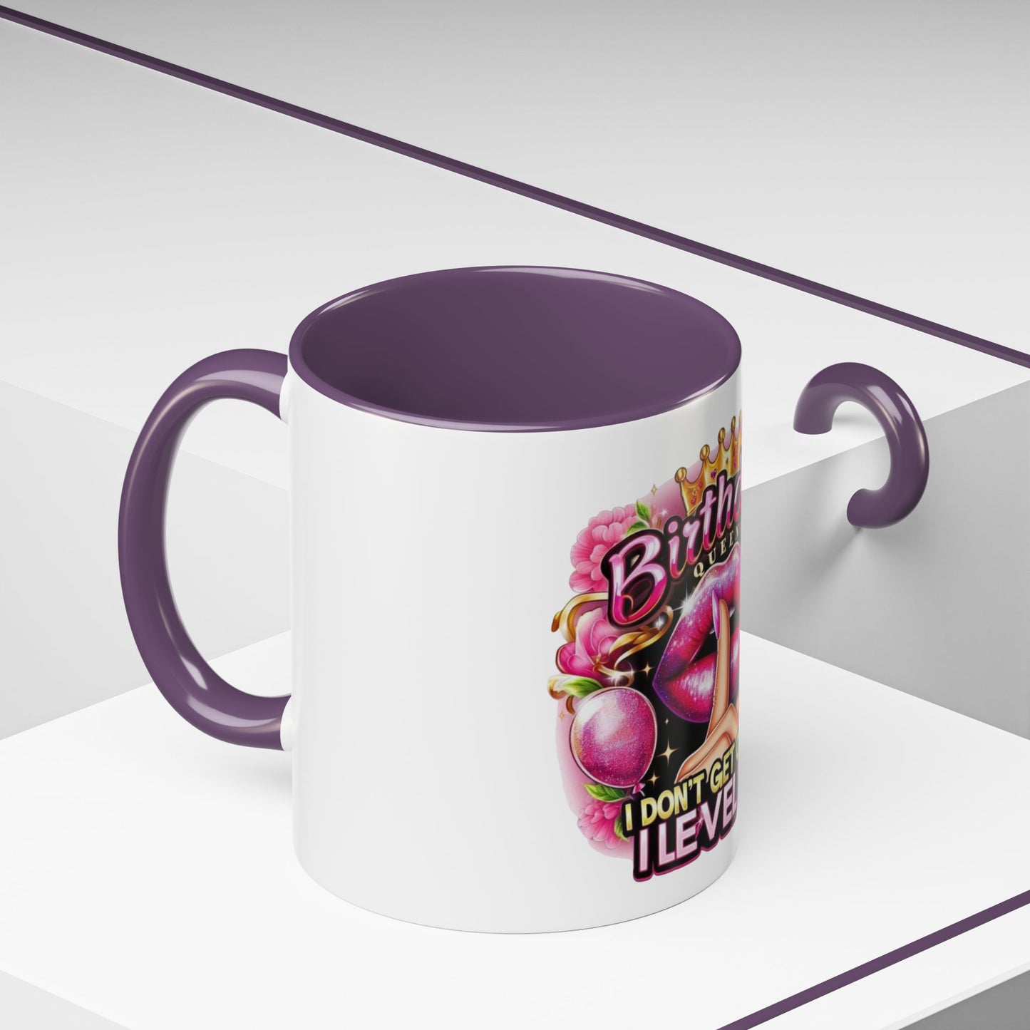 Birthday Queen Coffee Mug - Sassy Gift for Her, Fun Birthday Mug, Level Up Your Morning, Perfect for Celebrations, Unique Drinkware