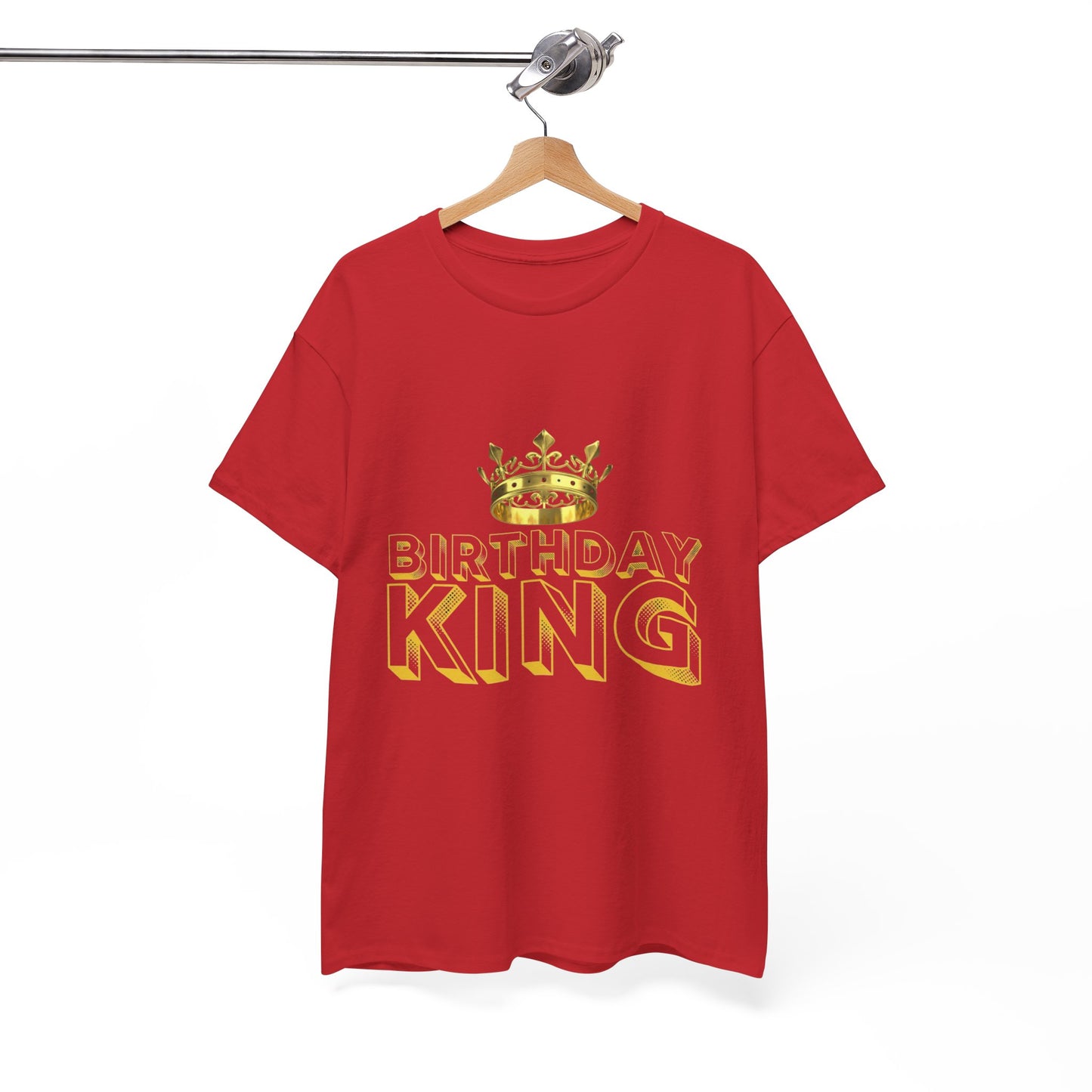 Birthday King T-Shirt | Unisex Gift Tee, Crown Graphic Tee, Celebration Apparel, Birthday Party Outfit, Fun Gift for Him/Her