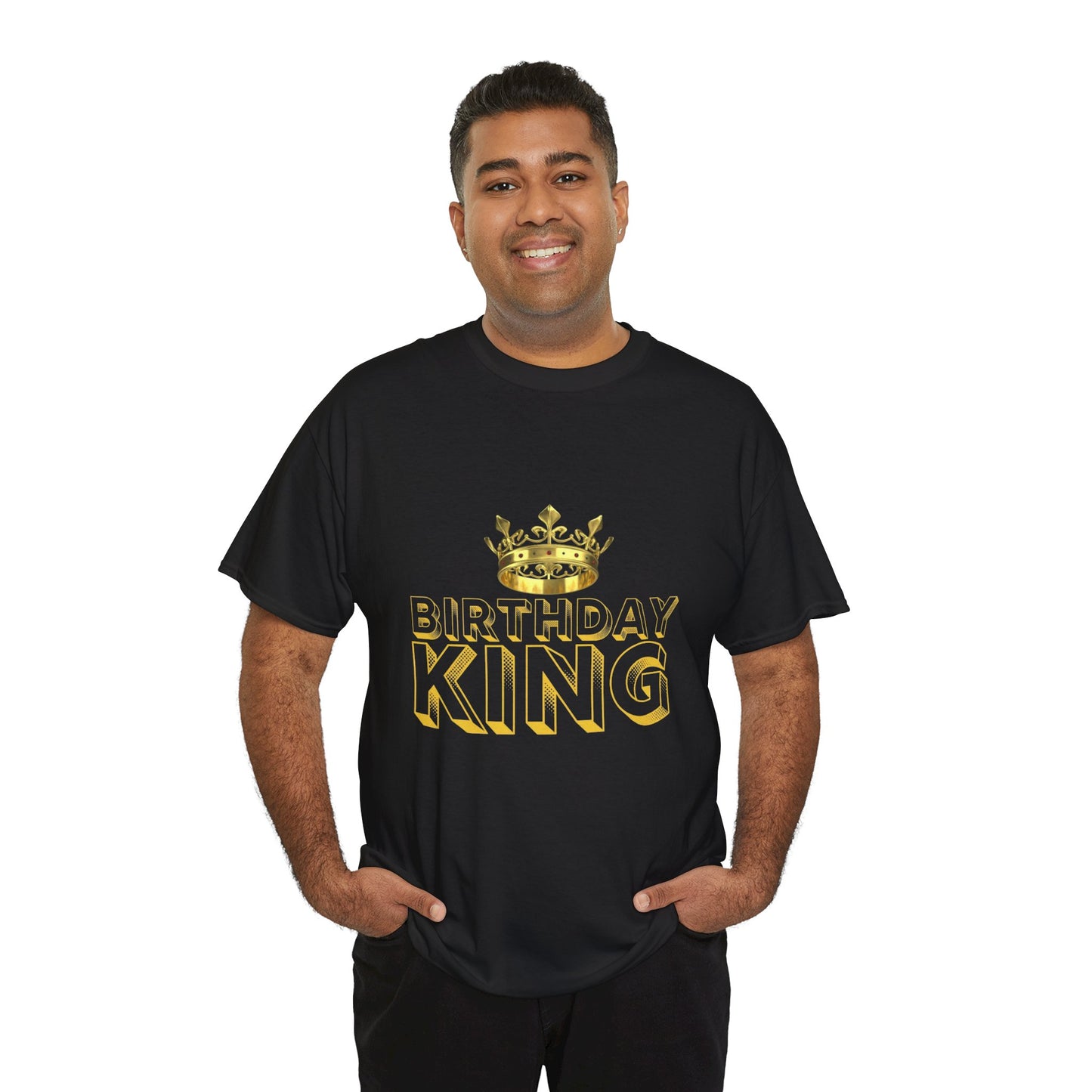 Birthday King T-Shirt | Unisex Gift Tee, Crown Graphic Tee, Celebration Apparel, Birthday Party Outfit, Fun Gift for Him/Her