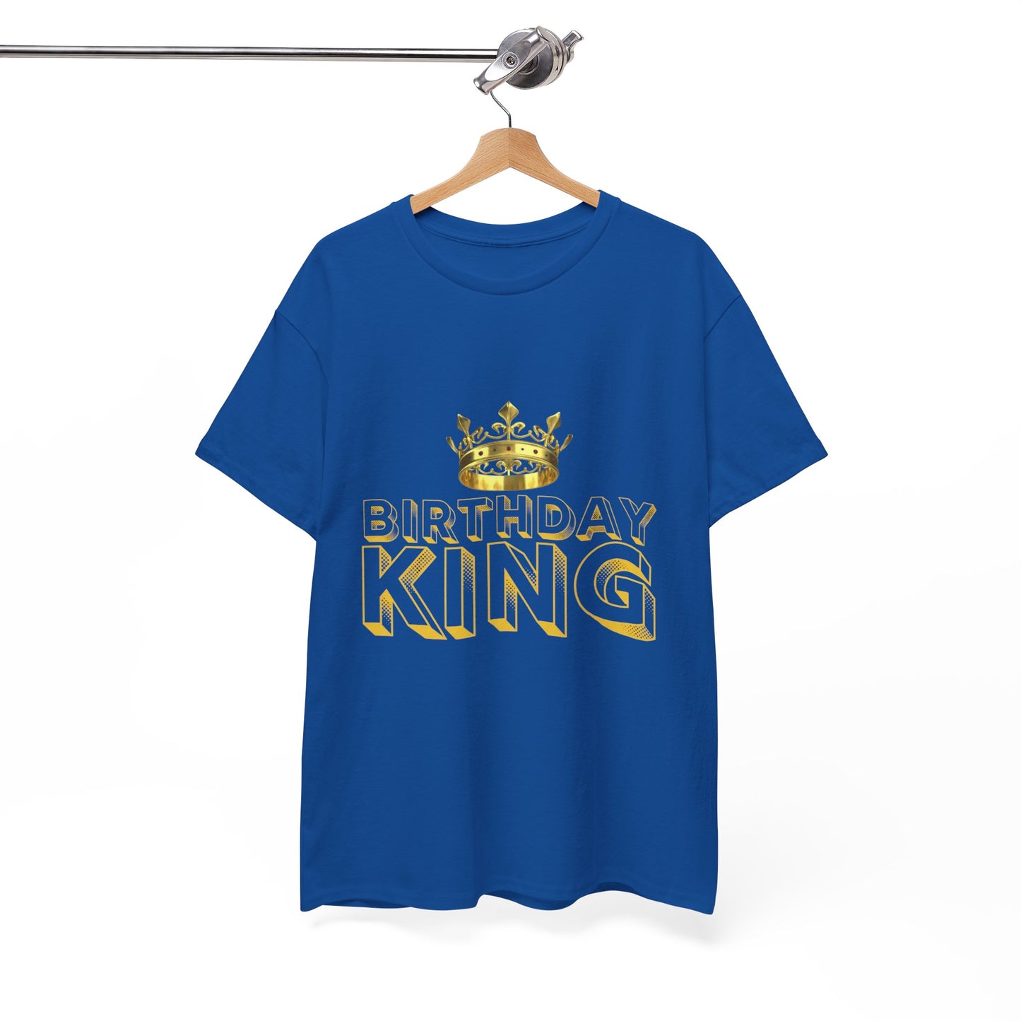 Birthday King T-Shirt | Unisex Gift Tee, Crown Graphic Tee, Celebration Apparel, Birthday Party Outfit, Fun Gift for Him/Her