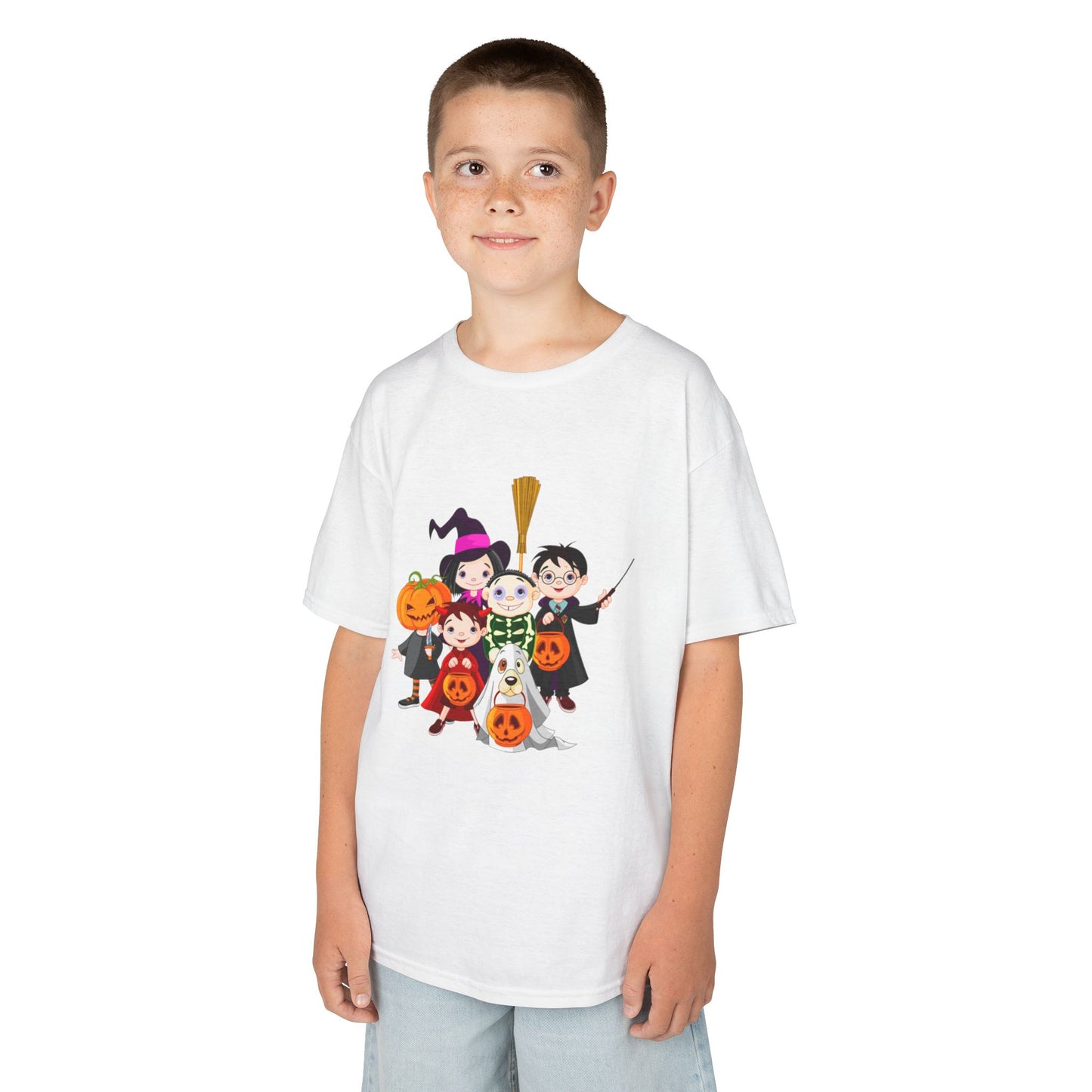 Halloween Kids Tee, Spooky Costume T-Shirt, Trick or Treat Shirt, Kids Halloween Apparel, Fun Fall Fashion