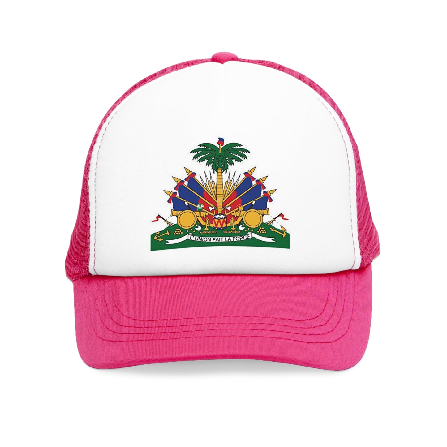 Haitian Flag Mesh Cap, Trucker Hat, Patriotic Hat, Summer Accessory, Festival Wear, Gift for Her/Him, Sports Cap