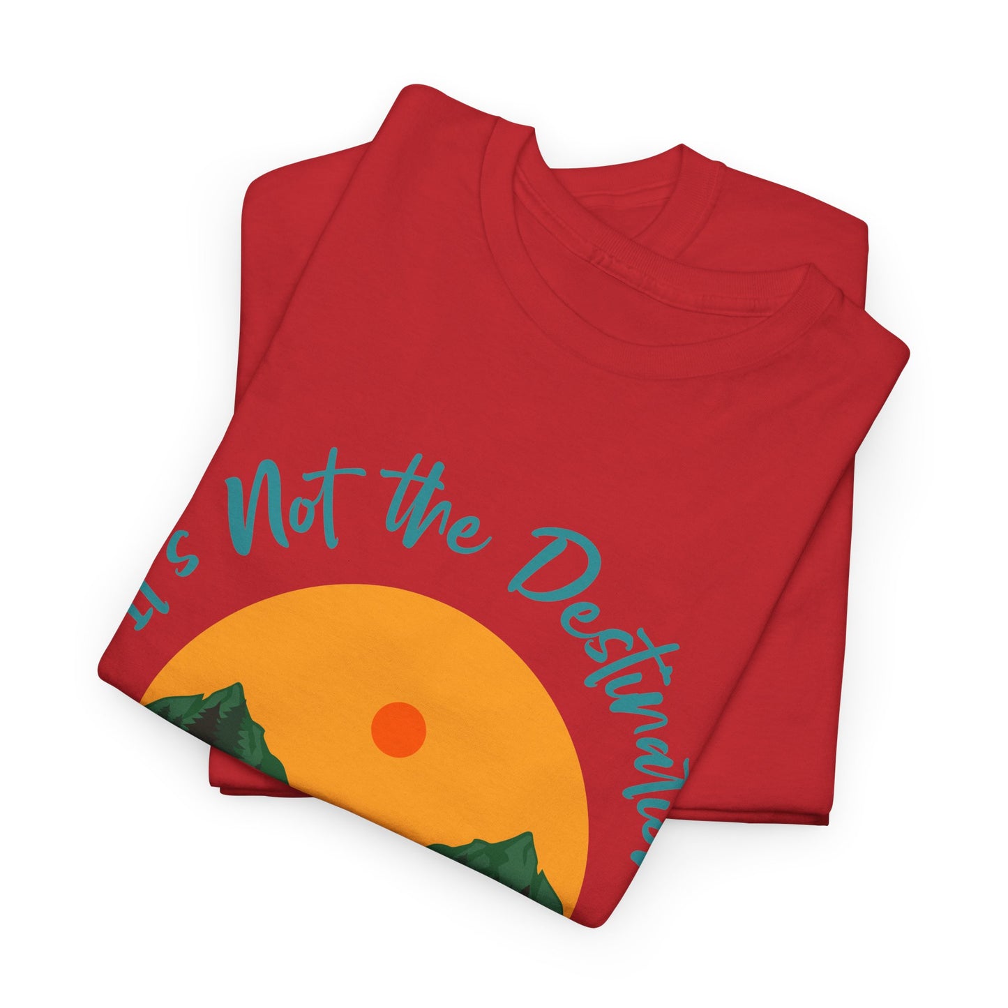 Journey-Themed Unisex Cotton Tee, Travel Shirt, Adventure Clothing, Gift for Travelers, Inspirational Tee, Road Trip Shirt