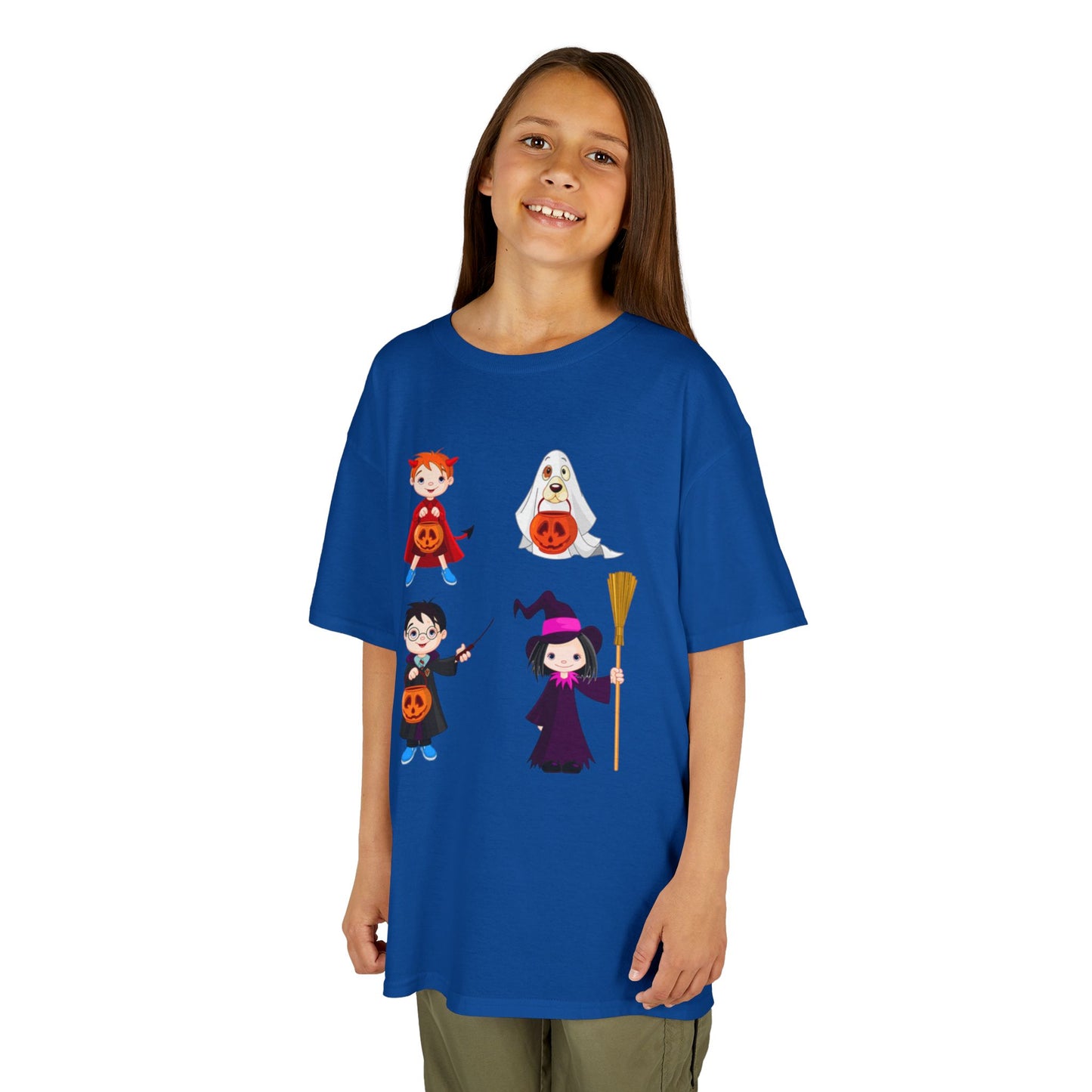 Halloween Kids Tee, Spooky Fun Shirt for Kids, Halloween Costume Top, Trick or Treat Shirt, Kids Party Wear, Fall Celebration Tee