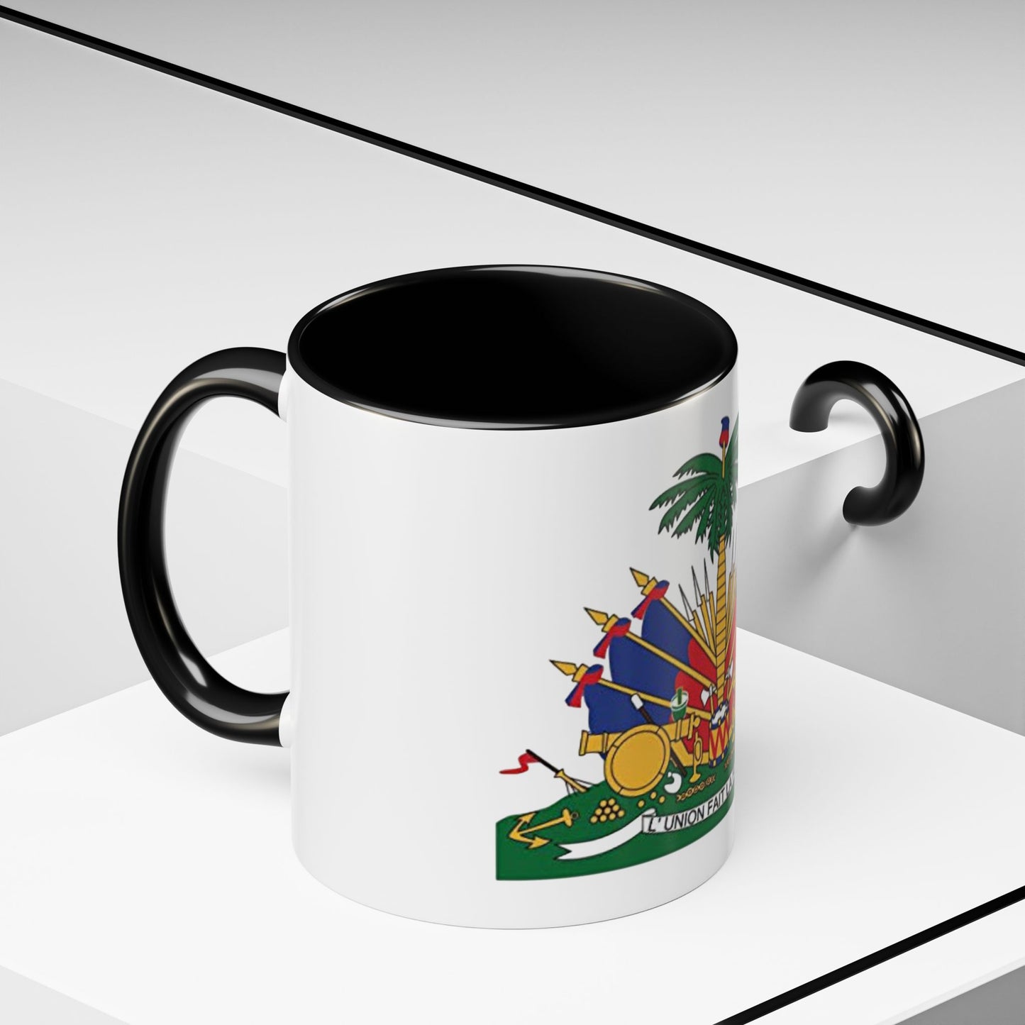Haitian Heritage Coffee Mug - Celebrate Culture, Unique Gifts, Mugs for Coffee Lovers, Haitian Flag Design, Perfect for Any Occasion