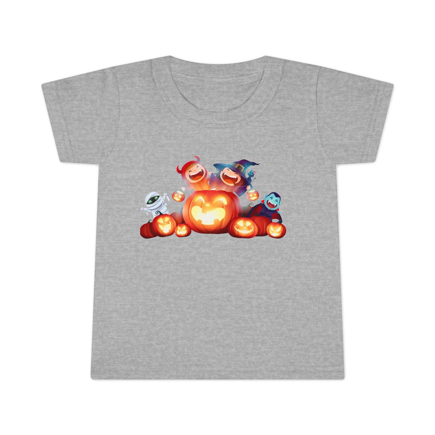 Toddler Halloween T-Shirt, Cute Kids Costume Tee, Pumpkin Graphic Shirt, Trick or Treat T-Shirt, Spooky Toddler Apparel