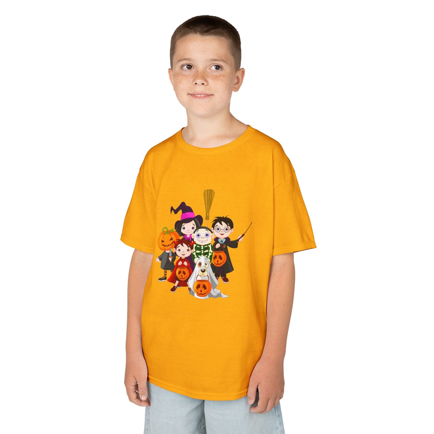 Halloween Kids Tee, Spooky Costume T-Shirt, Trick or Treat Shirt, Kids Halloween Apparel, Fun Fall Fashion