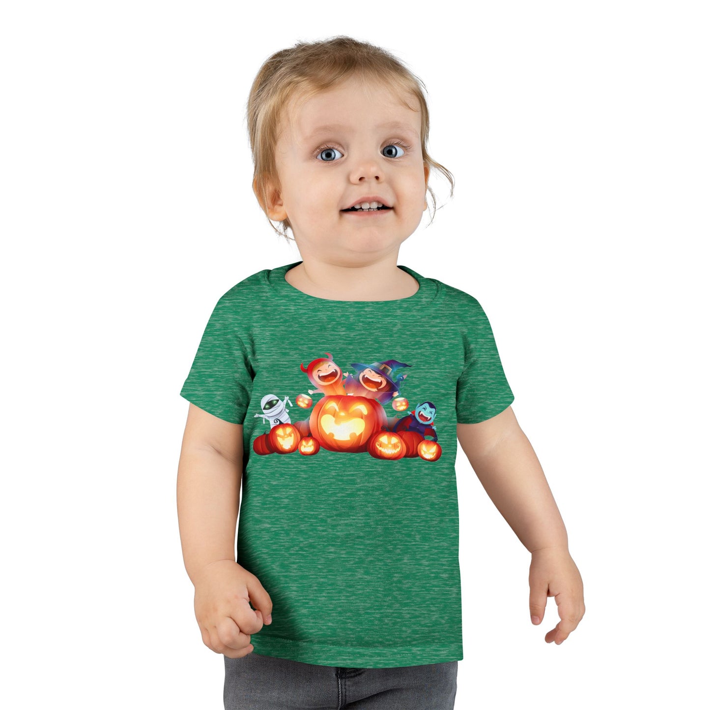 Toddler Halloween T-Shirt, Cute Kids Costume Tee, Pumpkin Graphic Shirt, Trick or Treat T-Shirt, Spooky Toddler Apparel