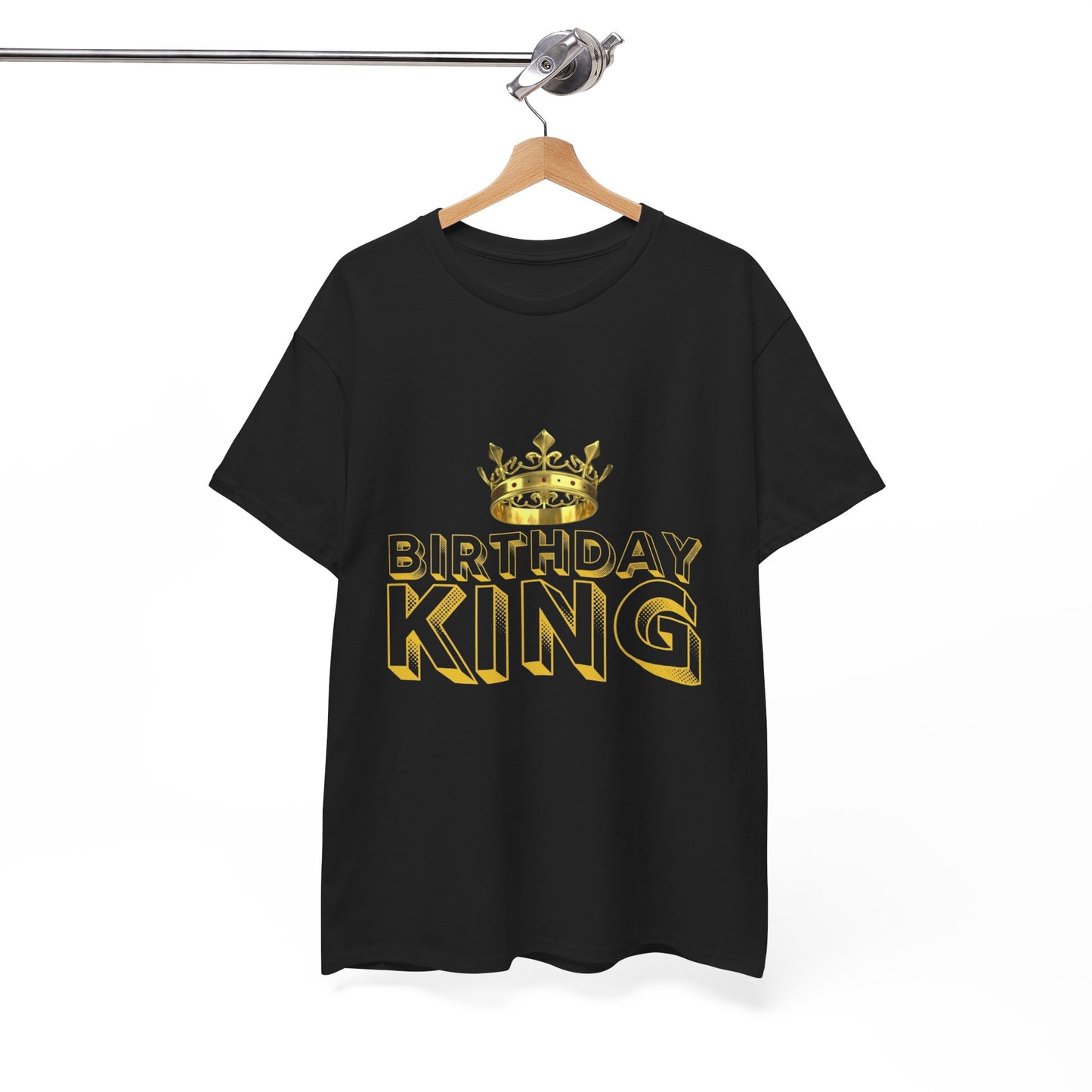 Birthday King T-Shirt | Unisex Gift Tee, Crown Graphic Tee, Celebration Apparel, Birthday Party Outfit, Fun Gift for Him/Her