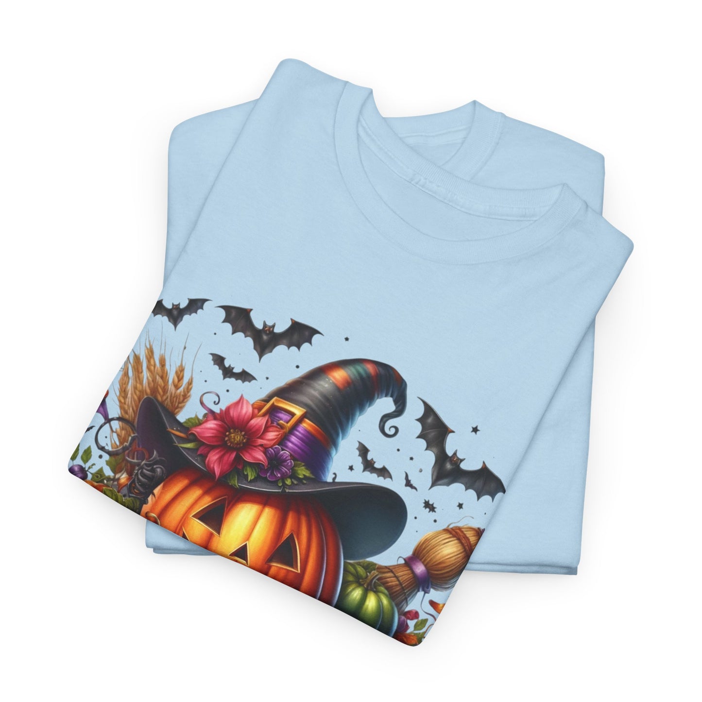 Happy Halloween Unisex Tee, Cozy Halloween Shirt, Pumpkin Graphic Tee, Fall Fashion, Casual Halloween Apparel, Gifts for Halloween Lovers