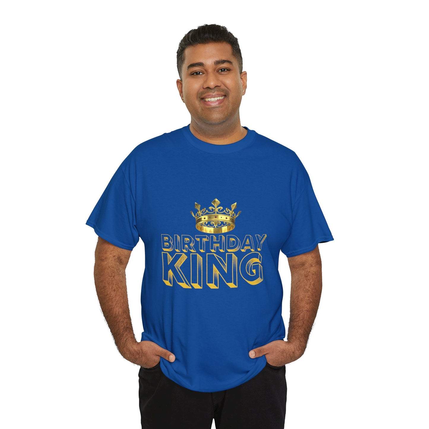 Birthday King T-Shirt | Unisex Gift Tee, Crown Graphic Tee, Celebration Apparel, Birthday Party Outfit, Fun Gift for Him/Her