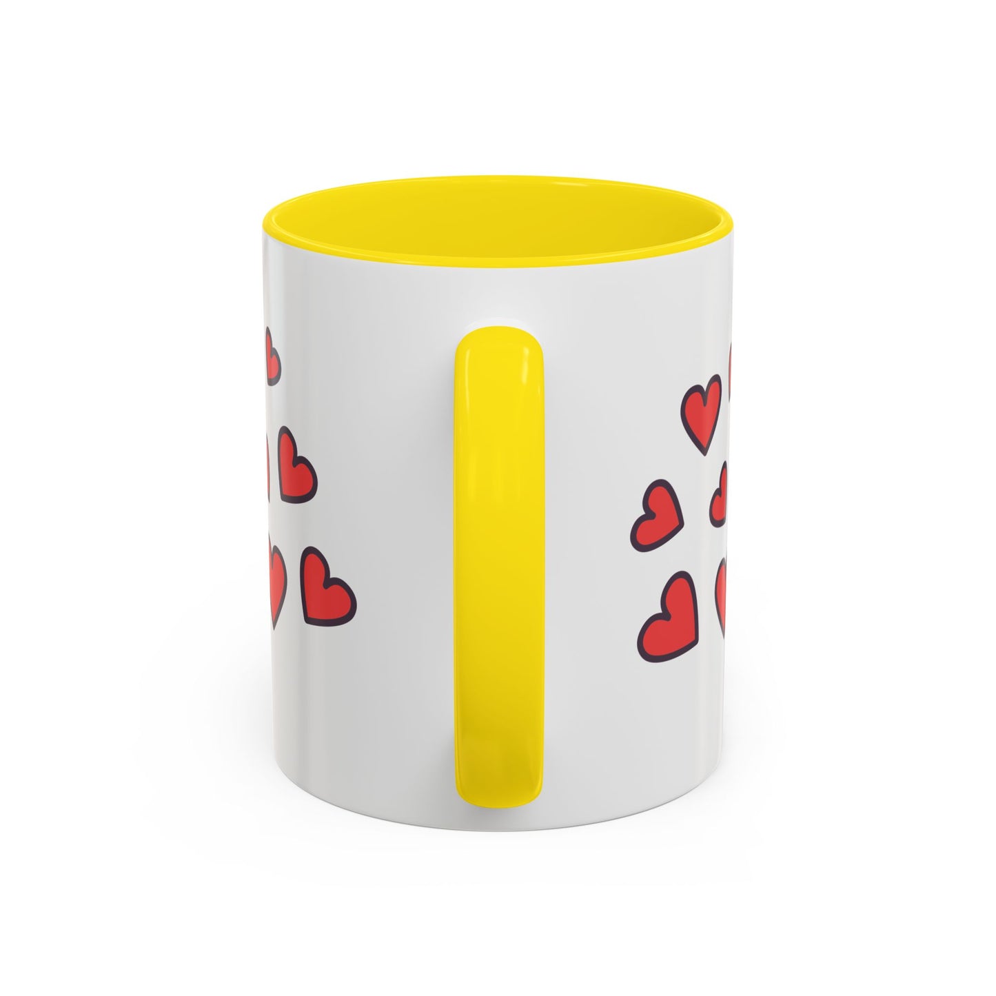 Love is Love Accent Coffee Mug | Cute Gift for Friends, LGBTQ+ Pride, Valentine's Day, Home Decor, Heart Design