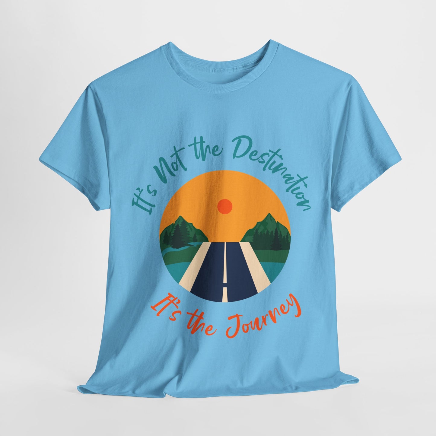 Journey-Themed Unisex Cotton Tee, Travel Shirt, Adventure Clothing, Gift for Travelers, Inspirational Tee, Road Trip Shirt