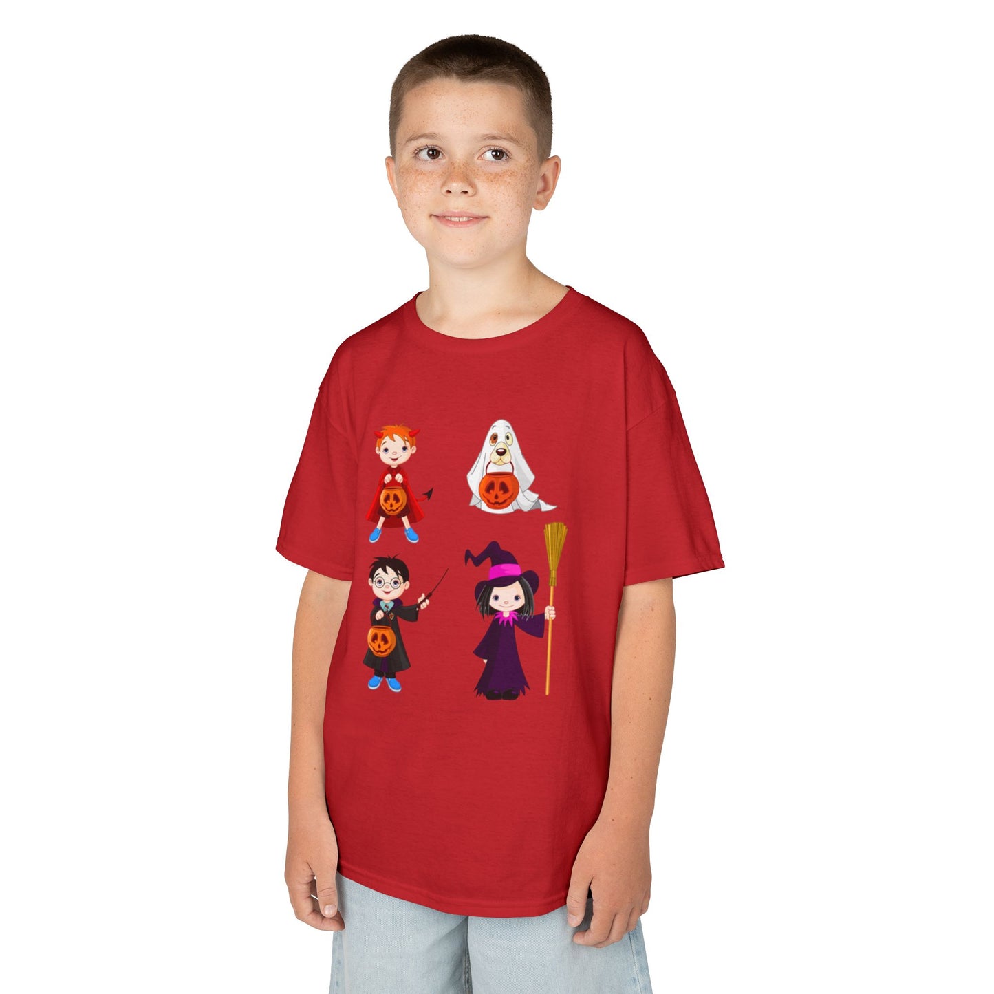 Halloween Kids Tee, Spooky Fun Shirt for Kids, Halloween Costume Top, Trick or Treat Shirt, Kids Party Wear, Fall Celebration Tee