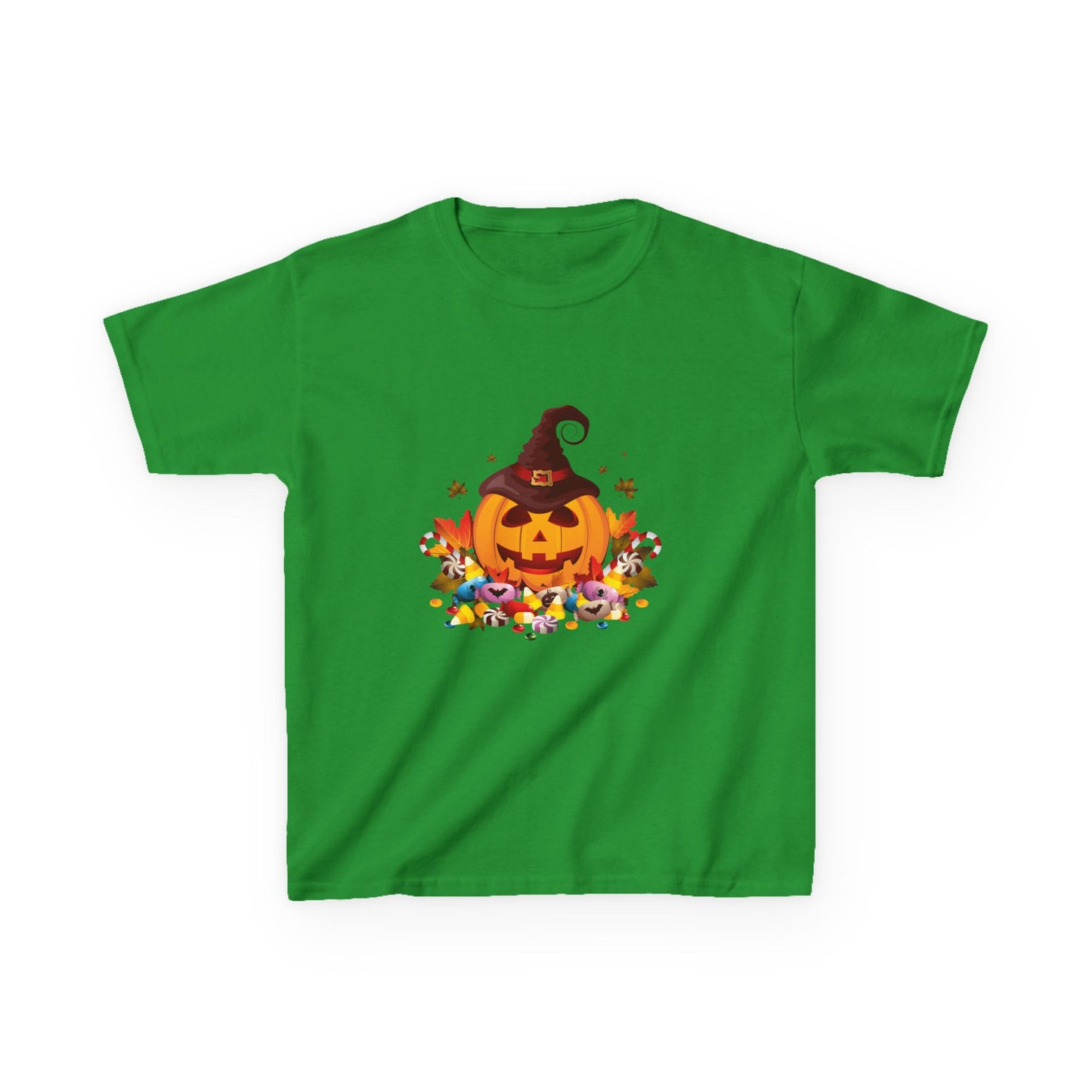Halloween Pumpkin Kids Tee, Autumn T-Shirt, Spooky Shirt for Kids, Trick or Treat Costume, Fall Festival Clothing