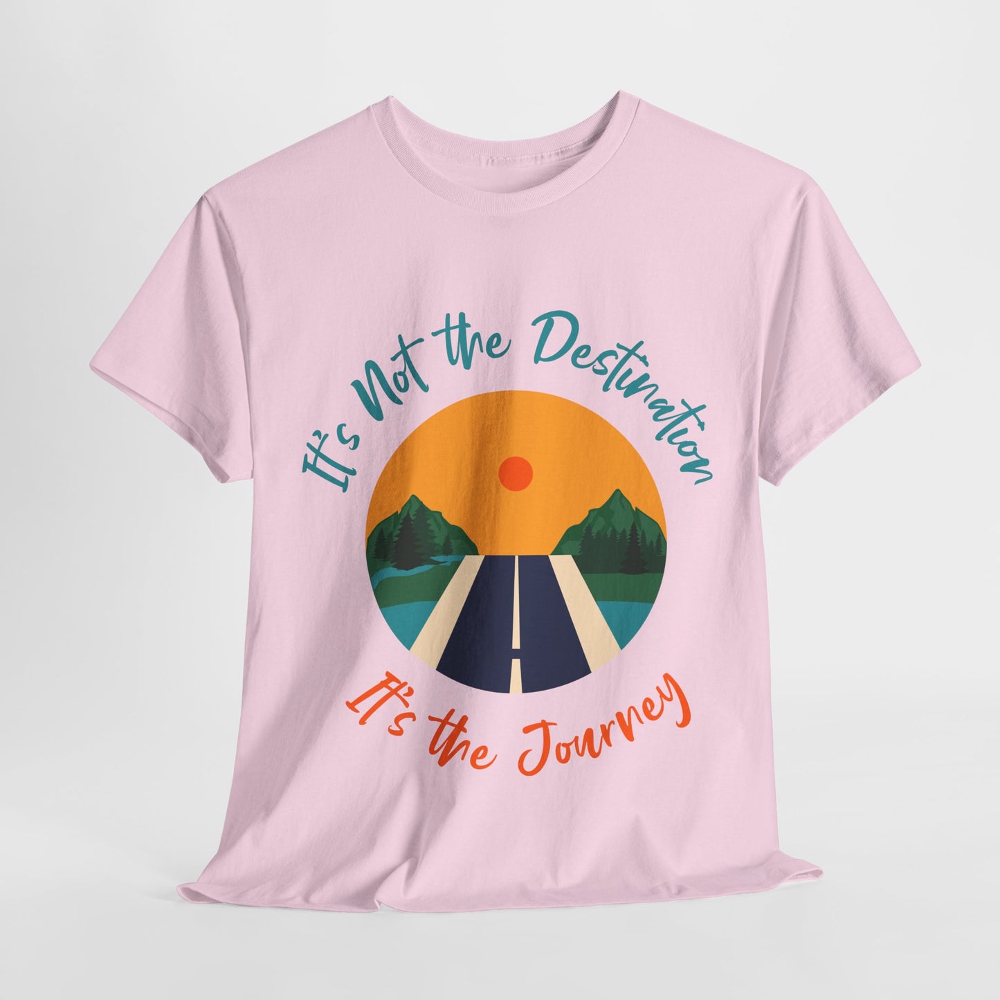 Journey-Themed Unisex Cotton Tee, Travel Shirt, Adventure Clothing, Gift for Travelers, Inspirational Tee, Road Trip Shirt