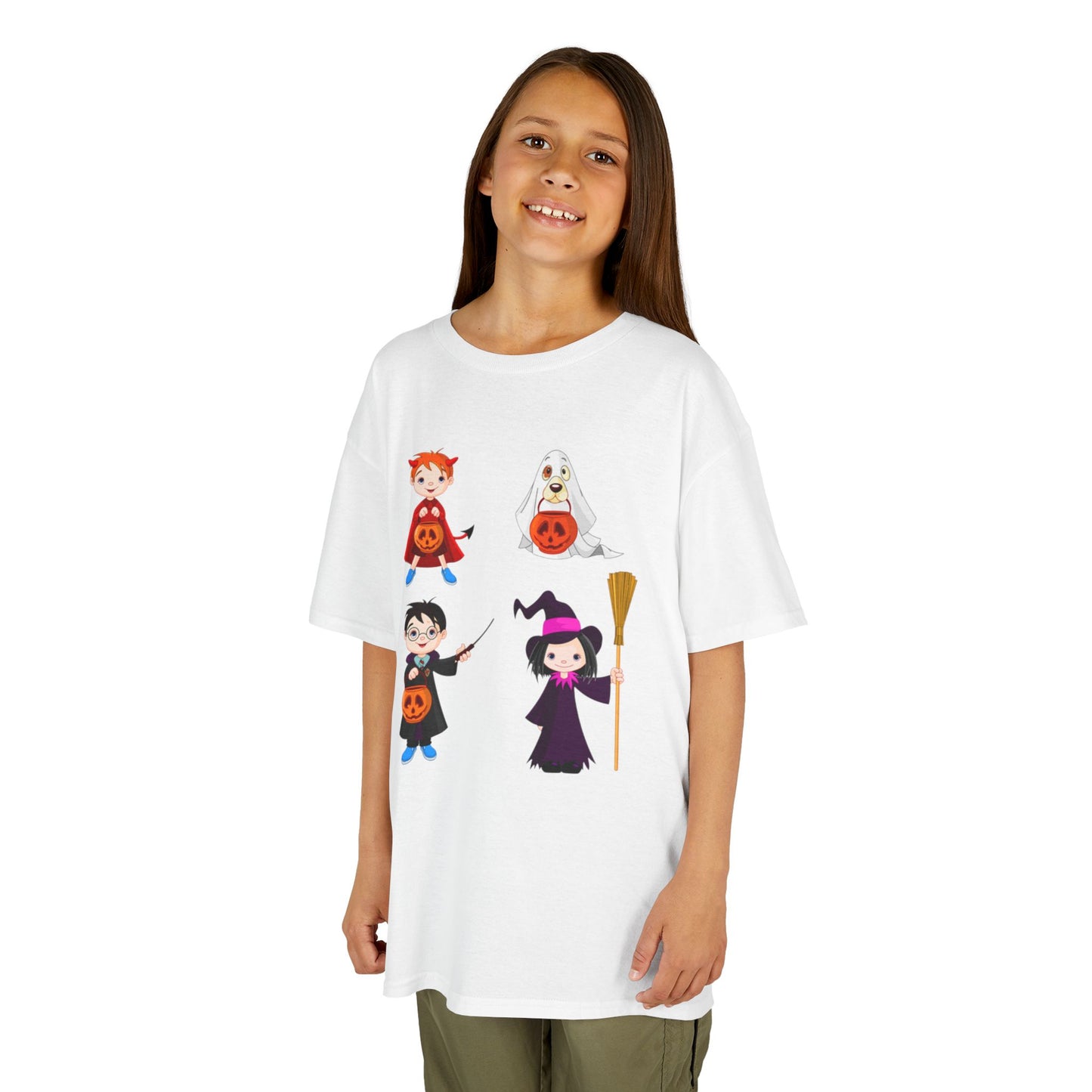 Halloween Kids Tee, Spooky Fun Shirt for Kids, Halloween Costume Top, Trick or Treat Shirt, Kids Party Wear, Fall Celebration Tee